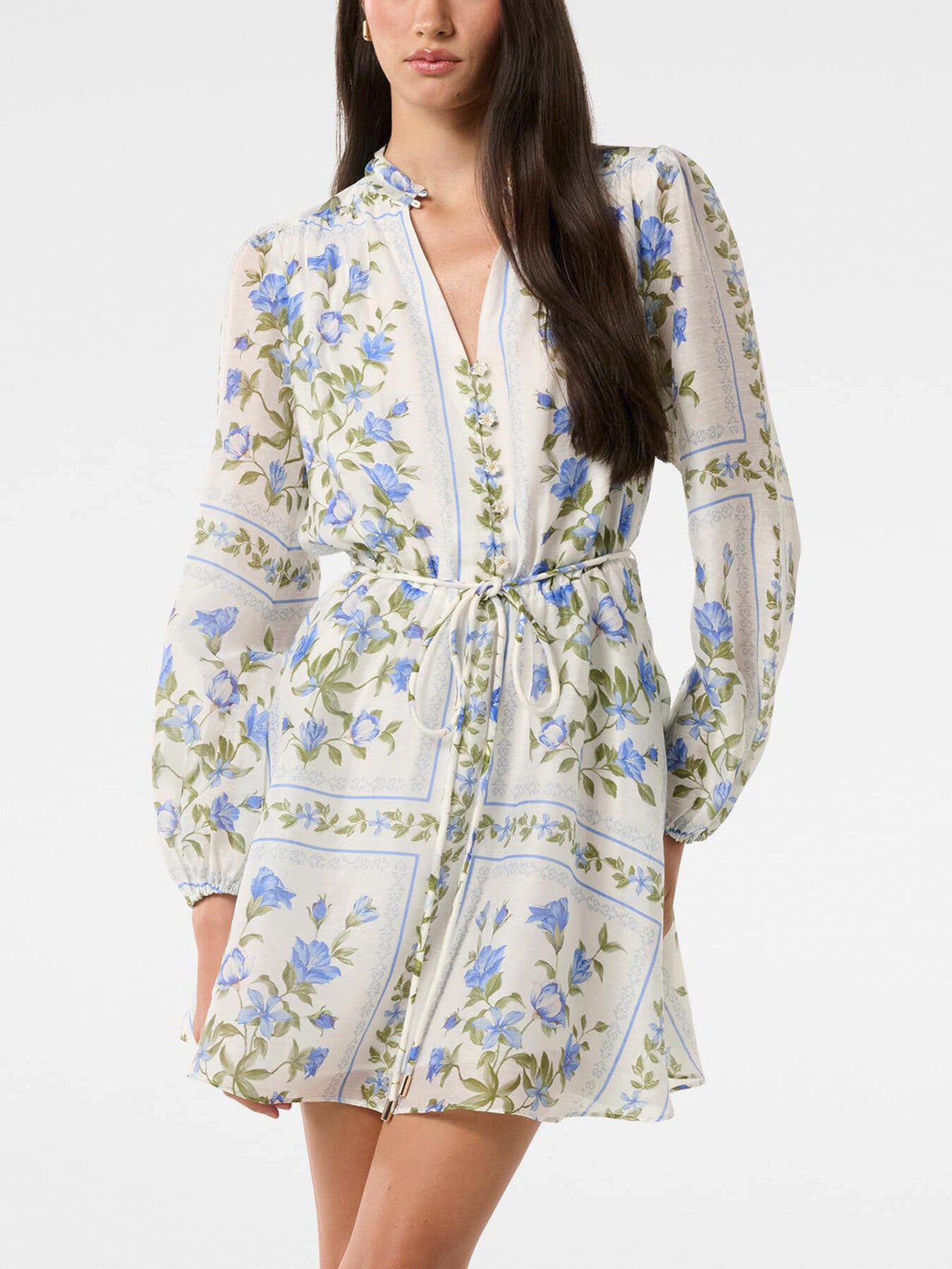 Tamila Printed Skater Mini Dress