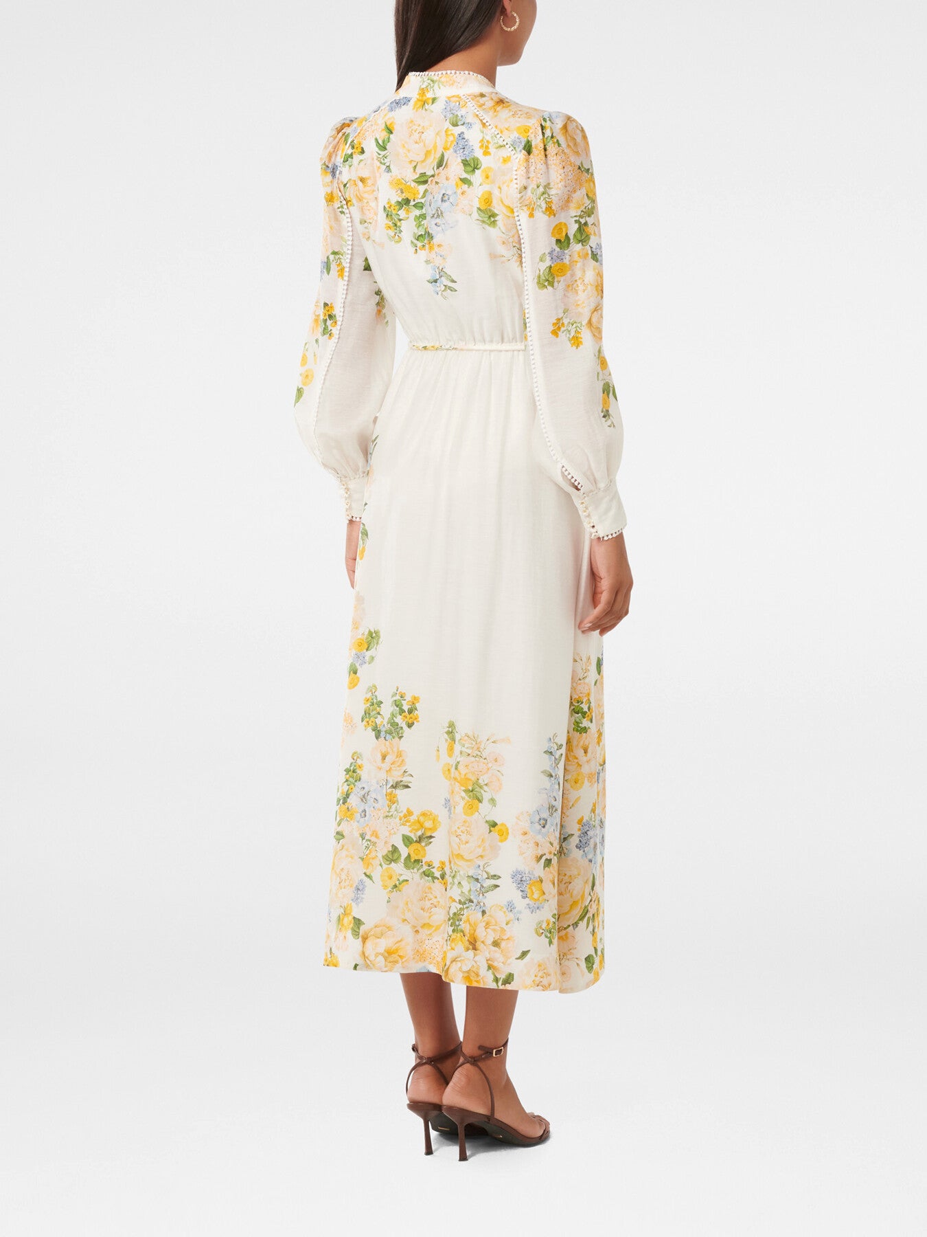 Primrose Trim Detail Midi Dress