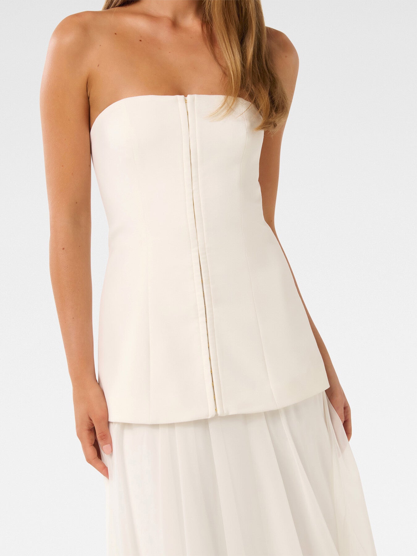 Alexis Hook and Eye Sheer Midi Dress