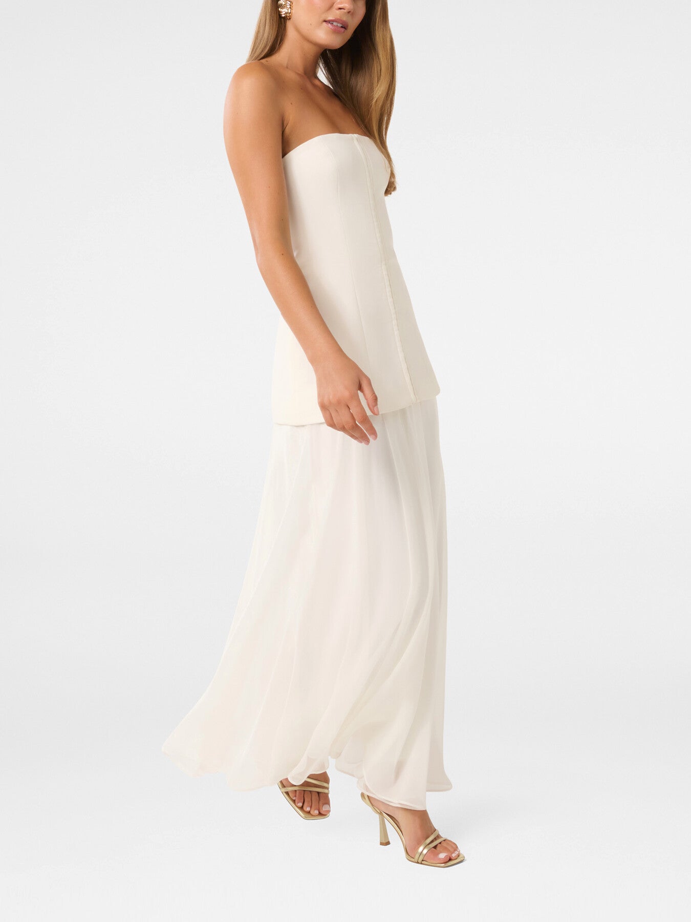 Alexis Hook and Eye Sheer Midi Dress