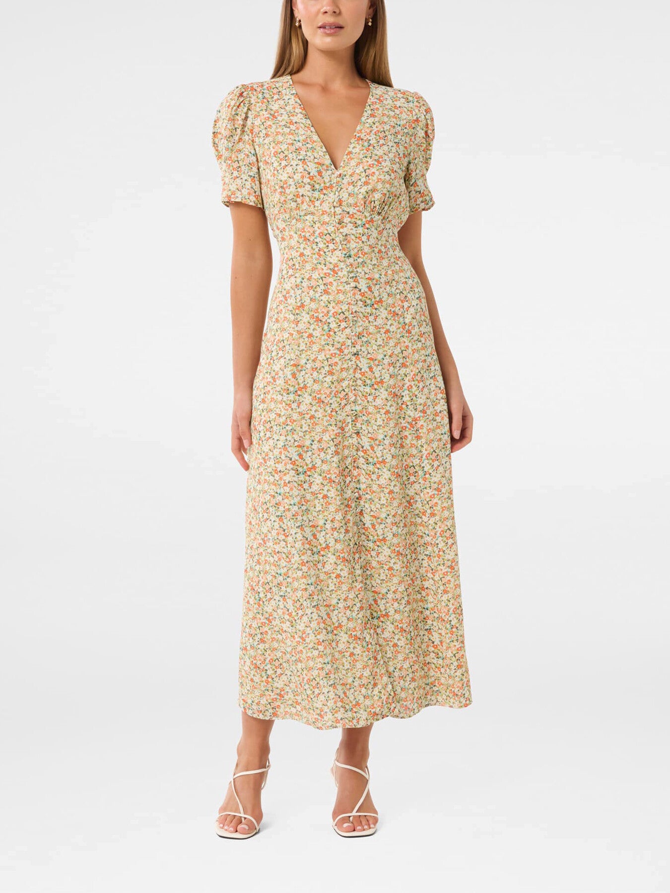 Safira Printed Midi Sun Dress
