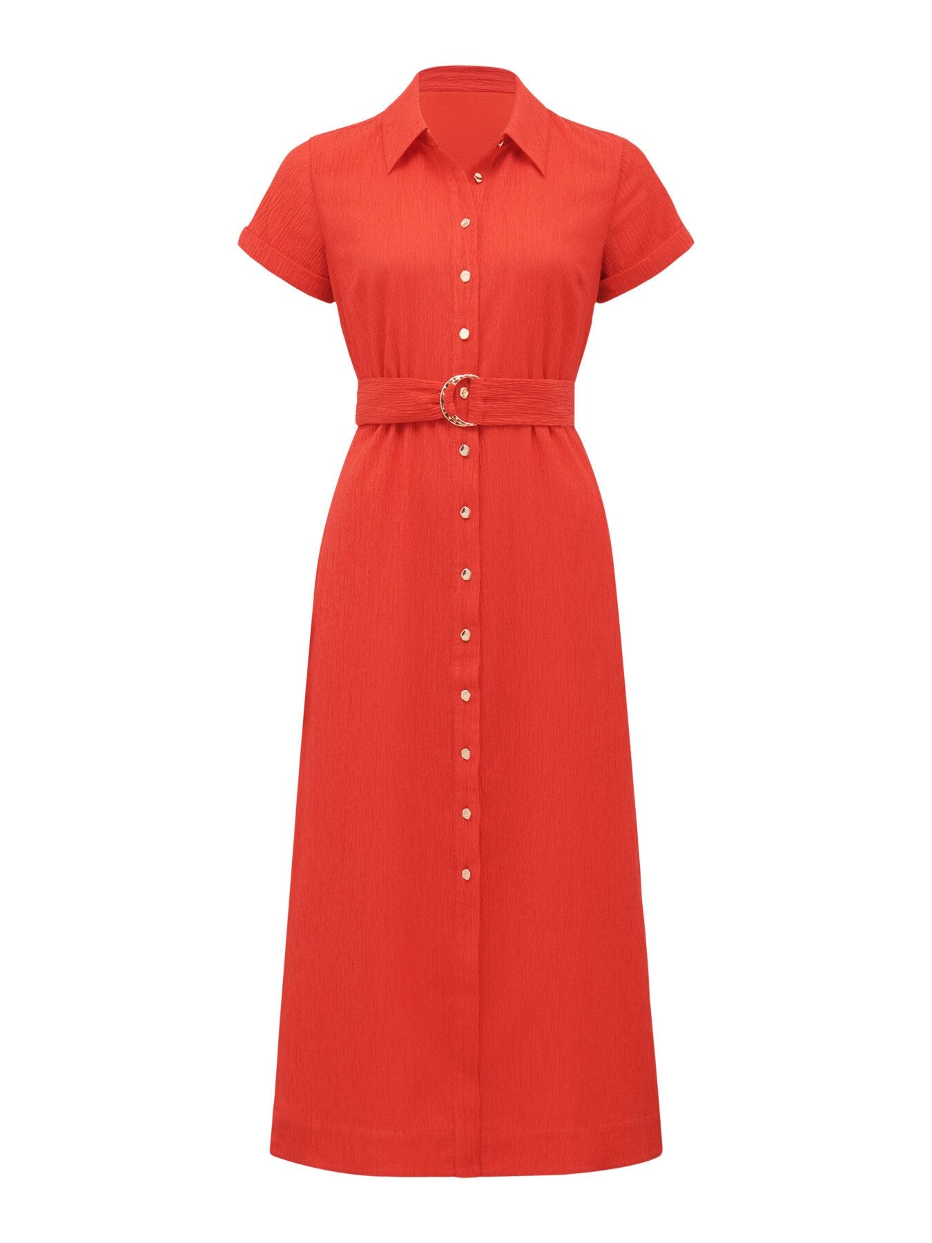 Briley Textured Shirt Dress