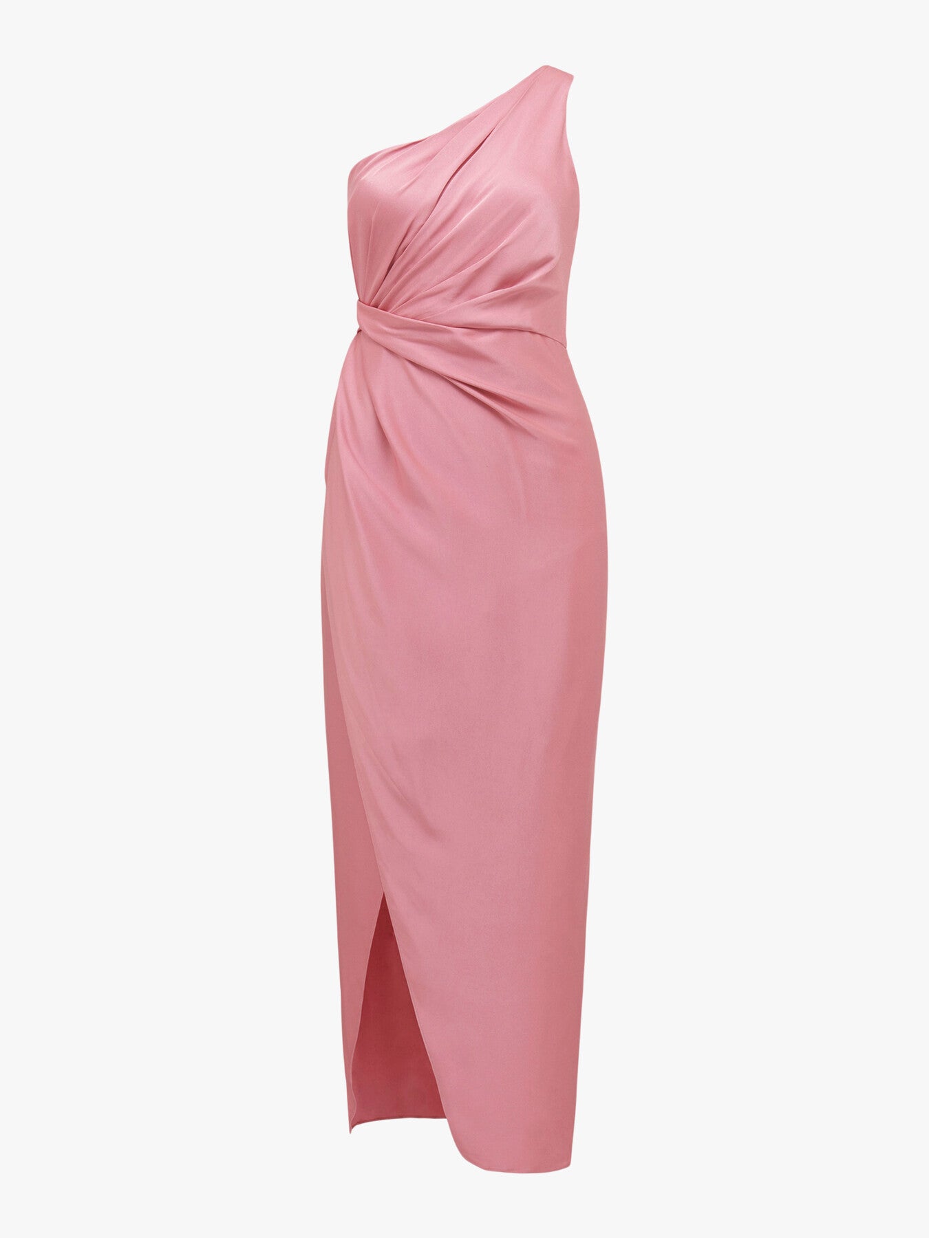 Melissa One Shoulder Satin Dress