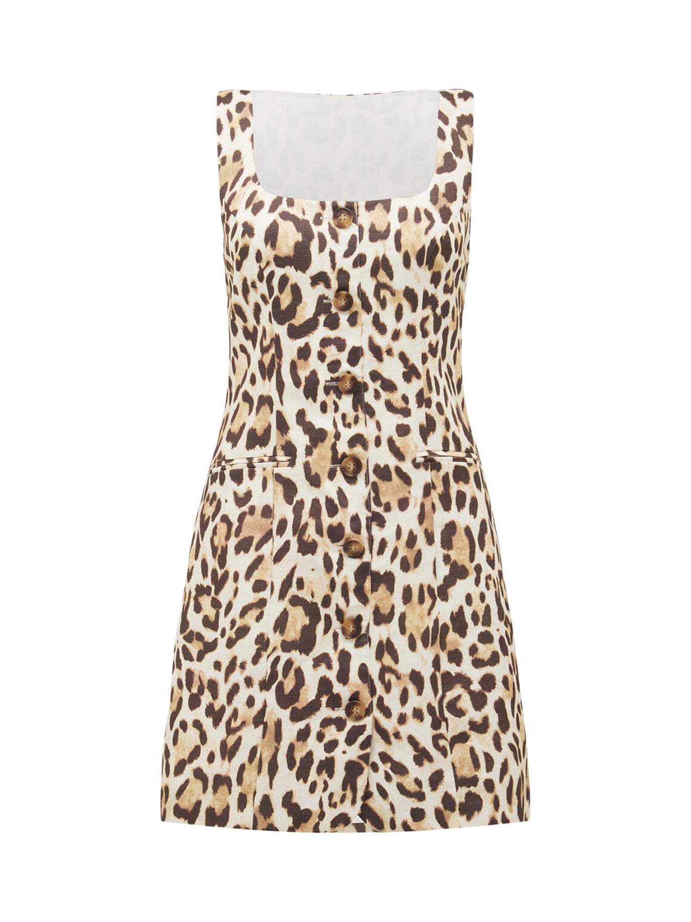 Caprice Scoop Neck Mini Dress
