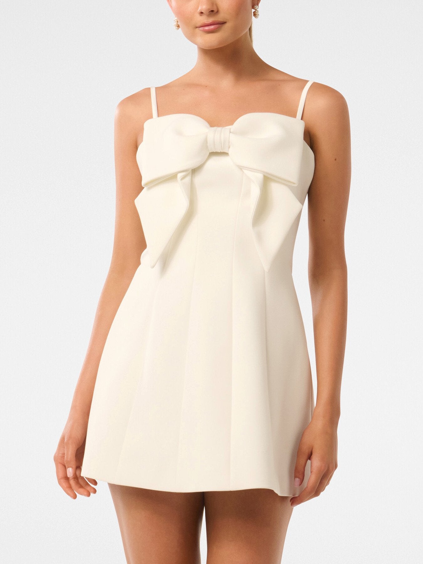 Hayley Bow Front Mini Dress
