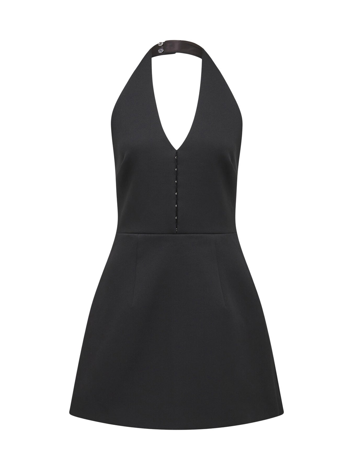 Ricki Halter Hook and Eye Mini Dress