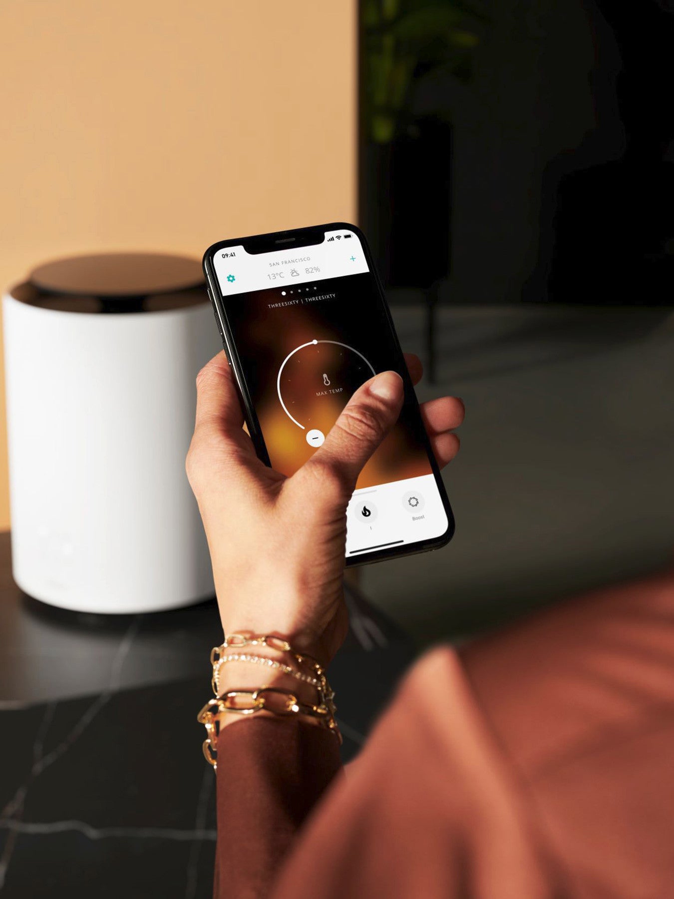 360 Smart Ceramic Heater White