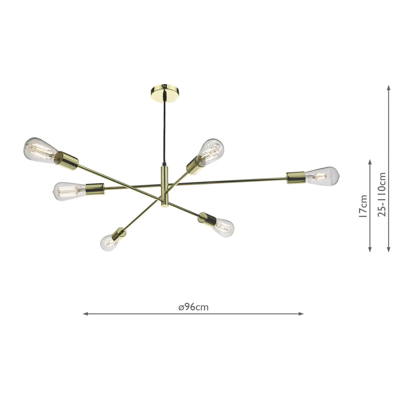 Alana 6 Light Pendant