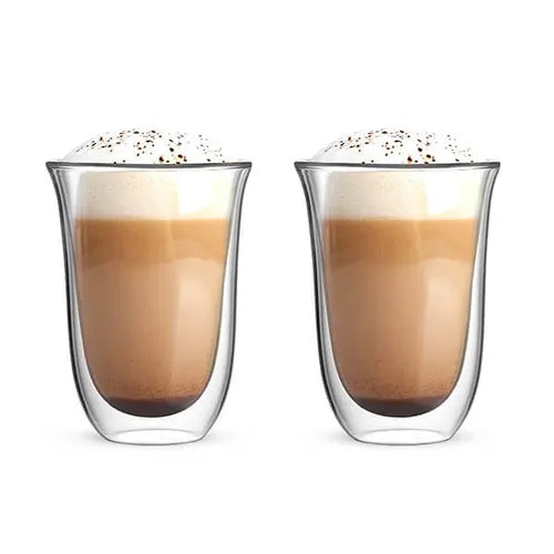 Firenze Double Walled Latte Glass Set of 2