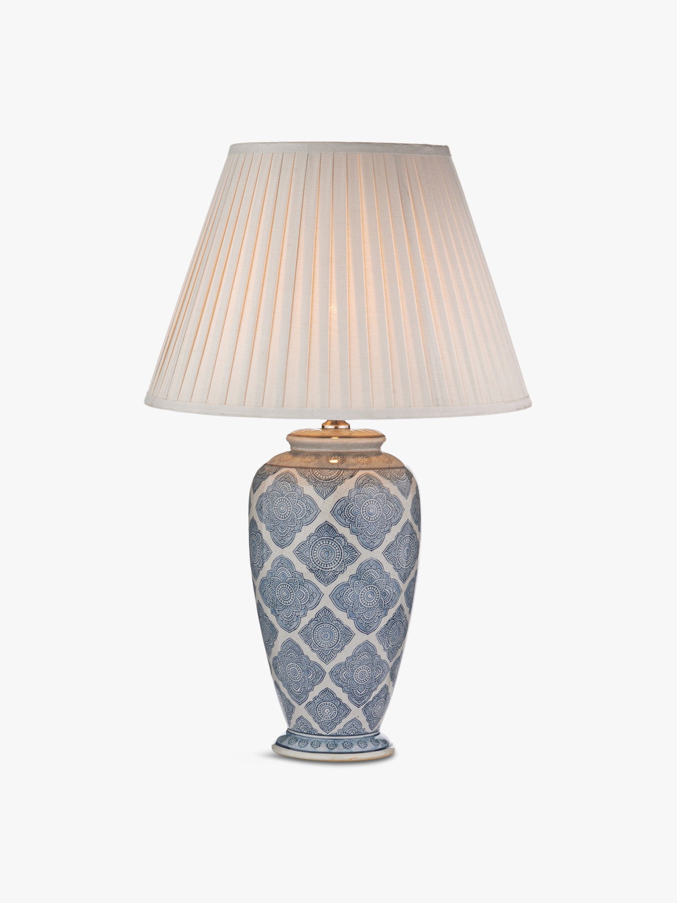 Ely Table Lamp Blue Base