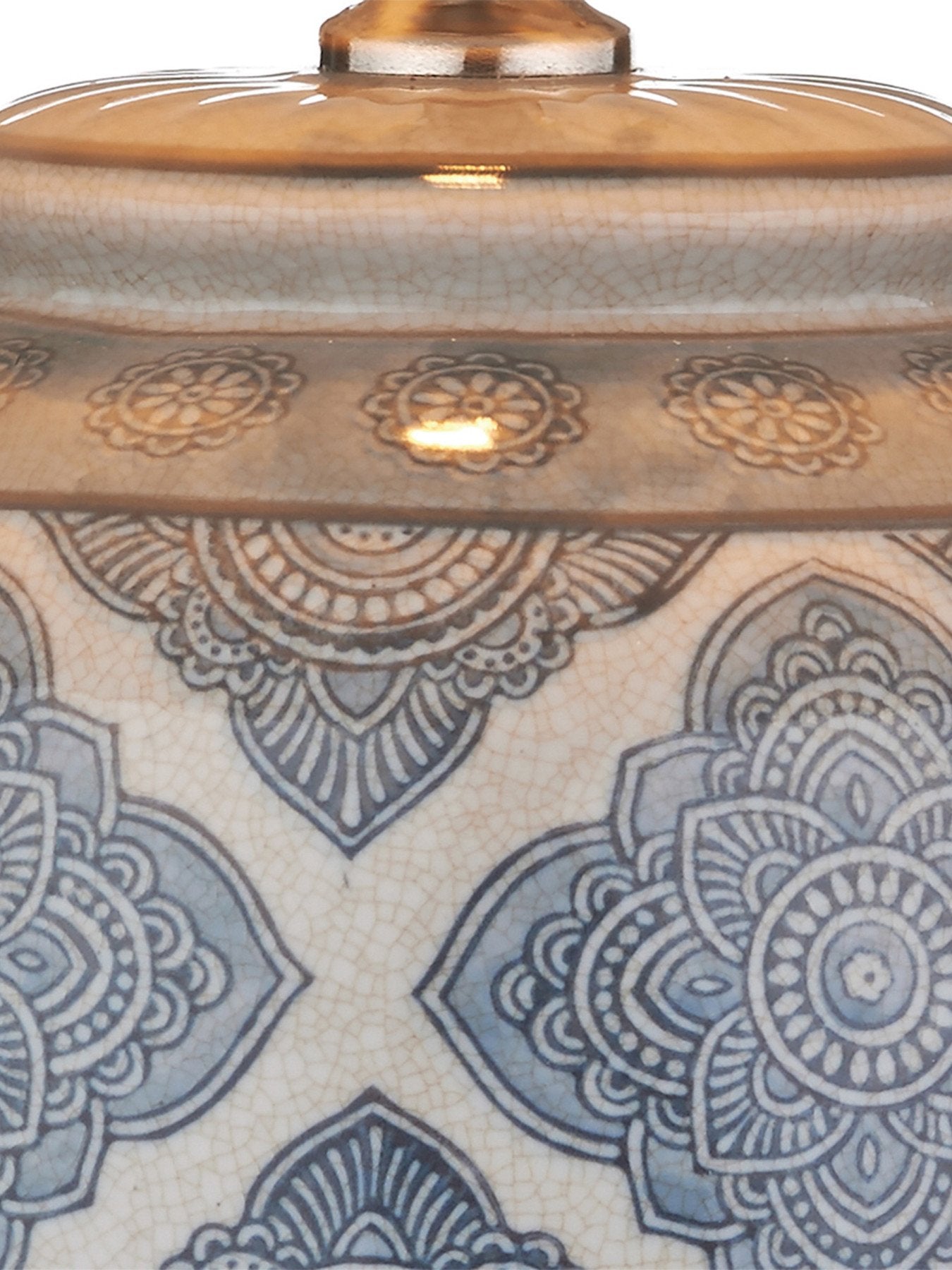 Ely Table Lamp Blue Base