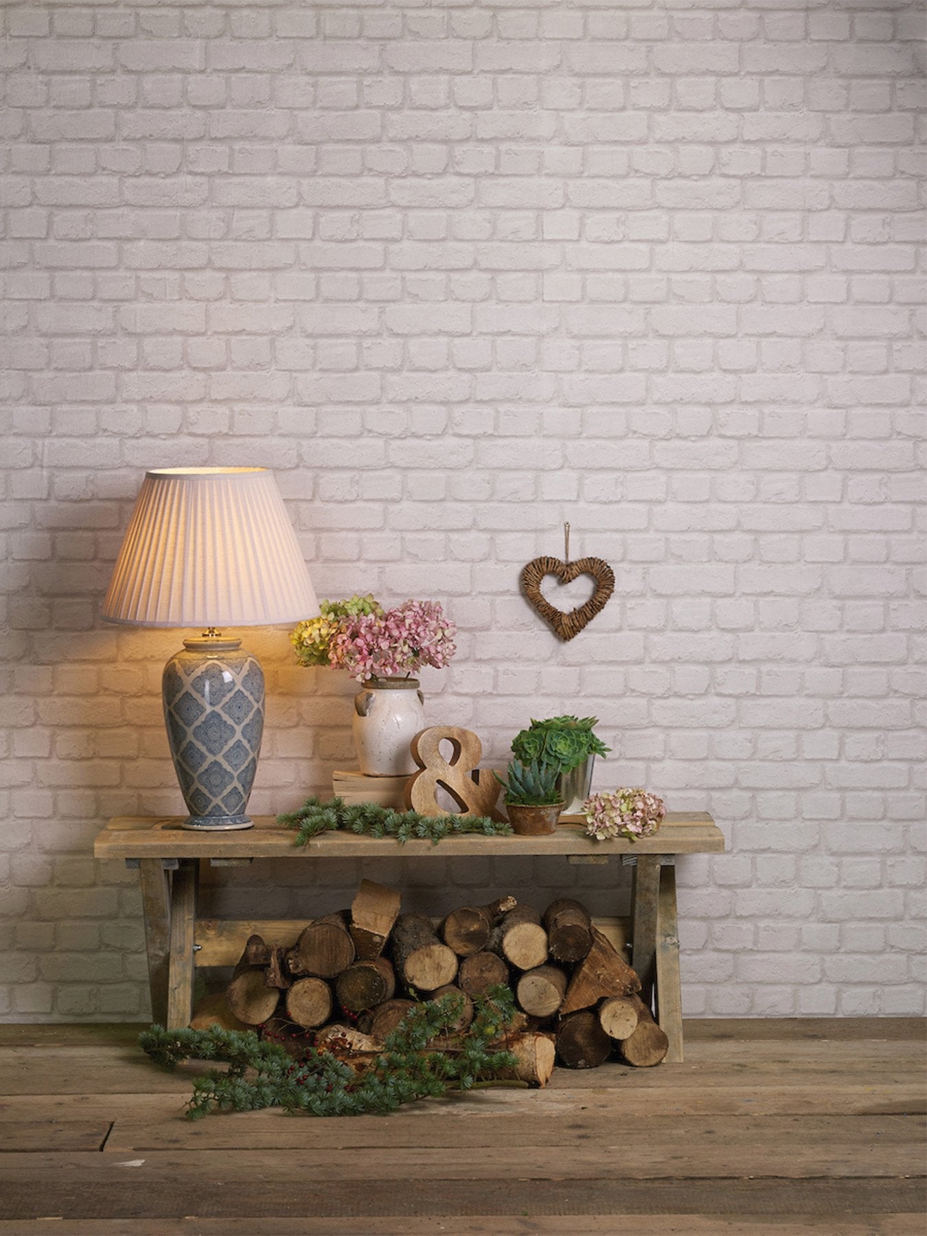 Ely Table Lamp Blue Base