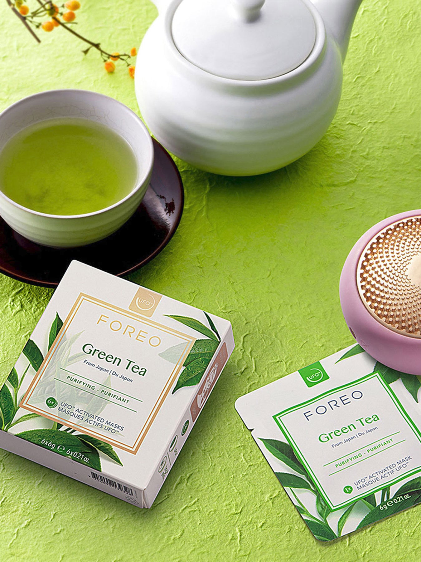 UFO Mask Farm To Face Green Tea x 6