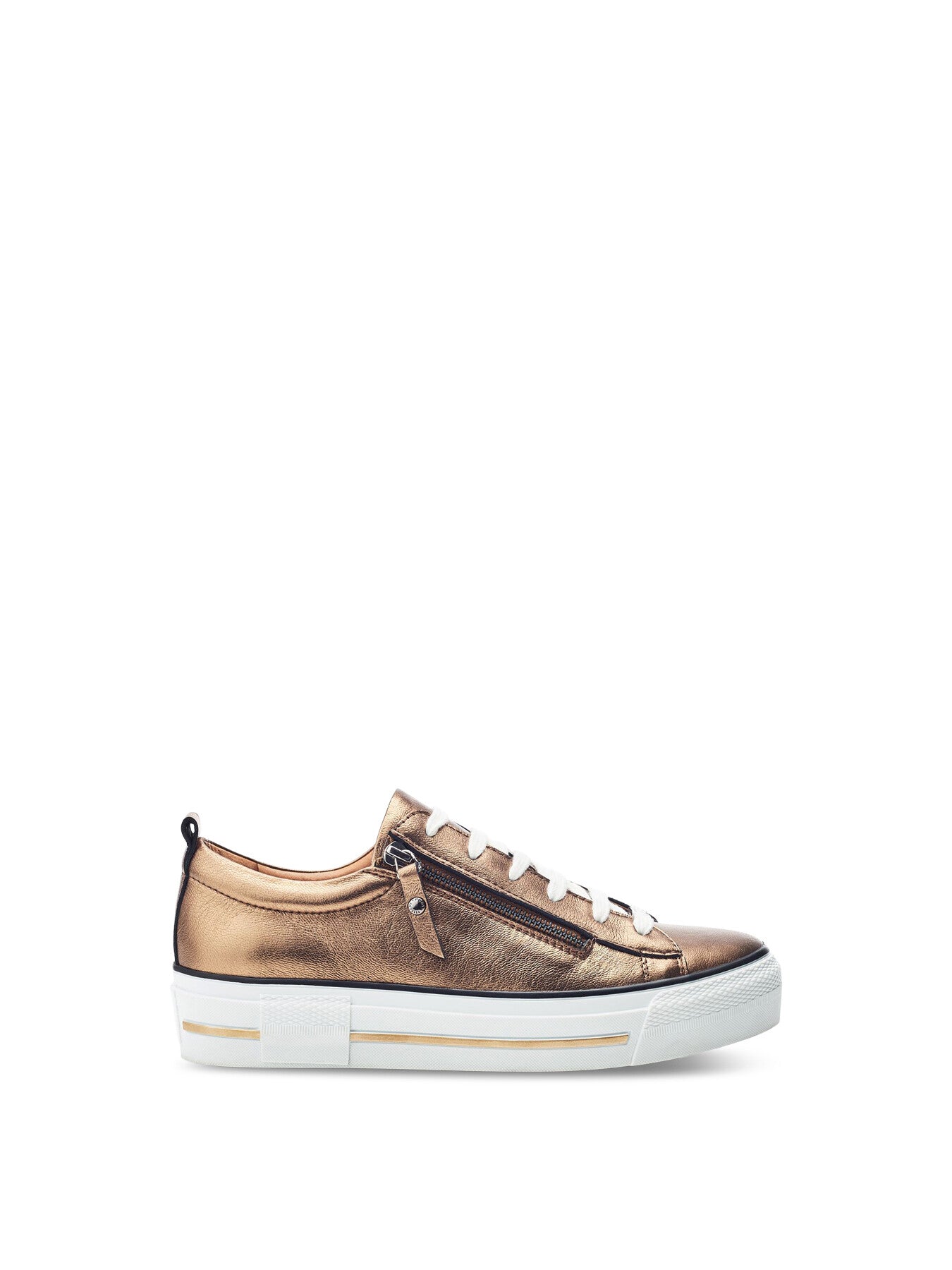 Filician Metallic Leather Trainers