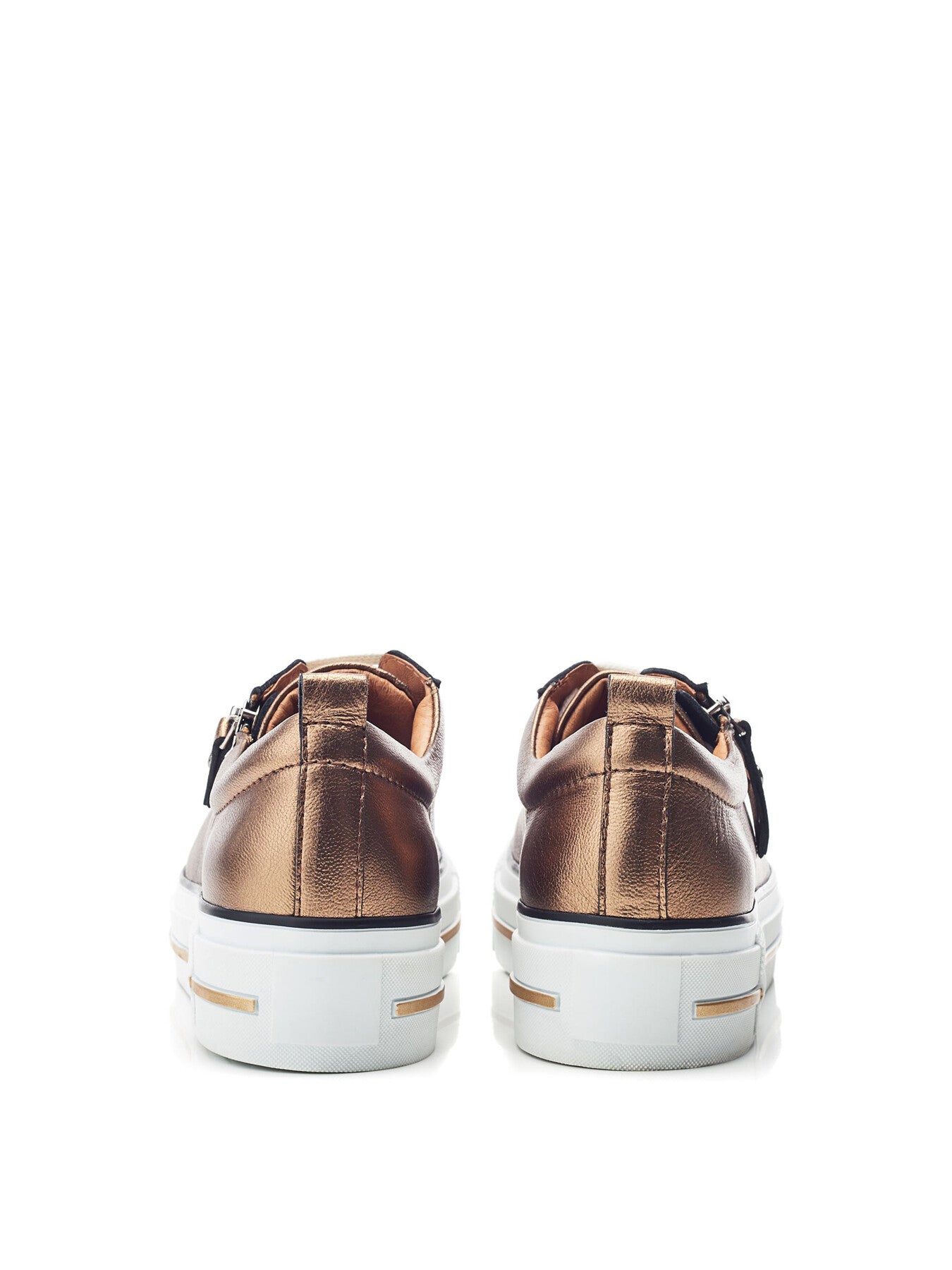Filician Metallic Leather Trainers