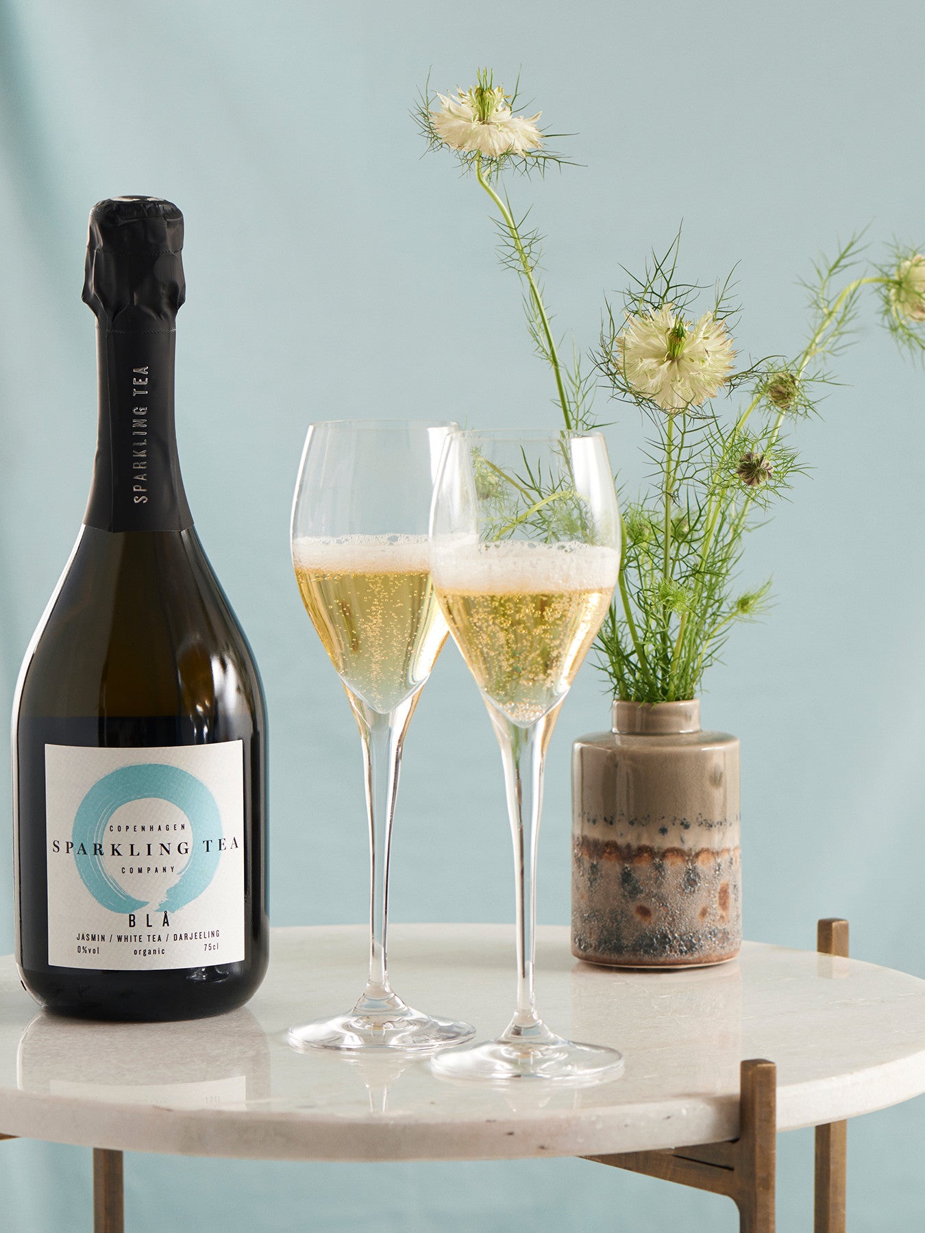 Organic Sparkling Tea Blue 75cl