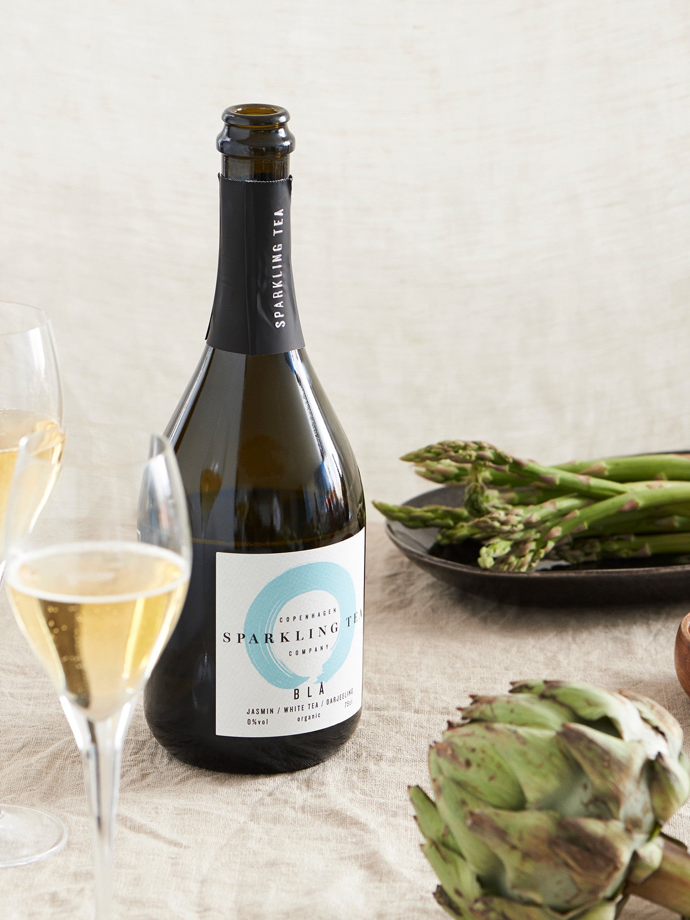 Organic Sparkling Tea Blue 75cl