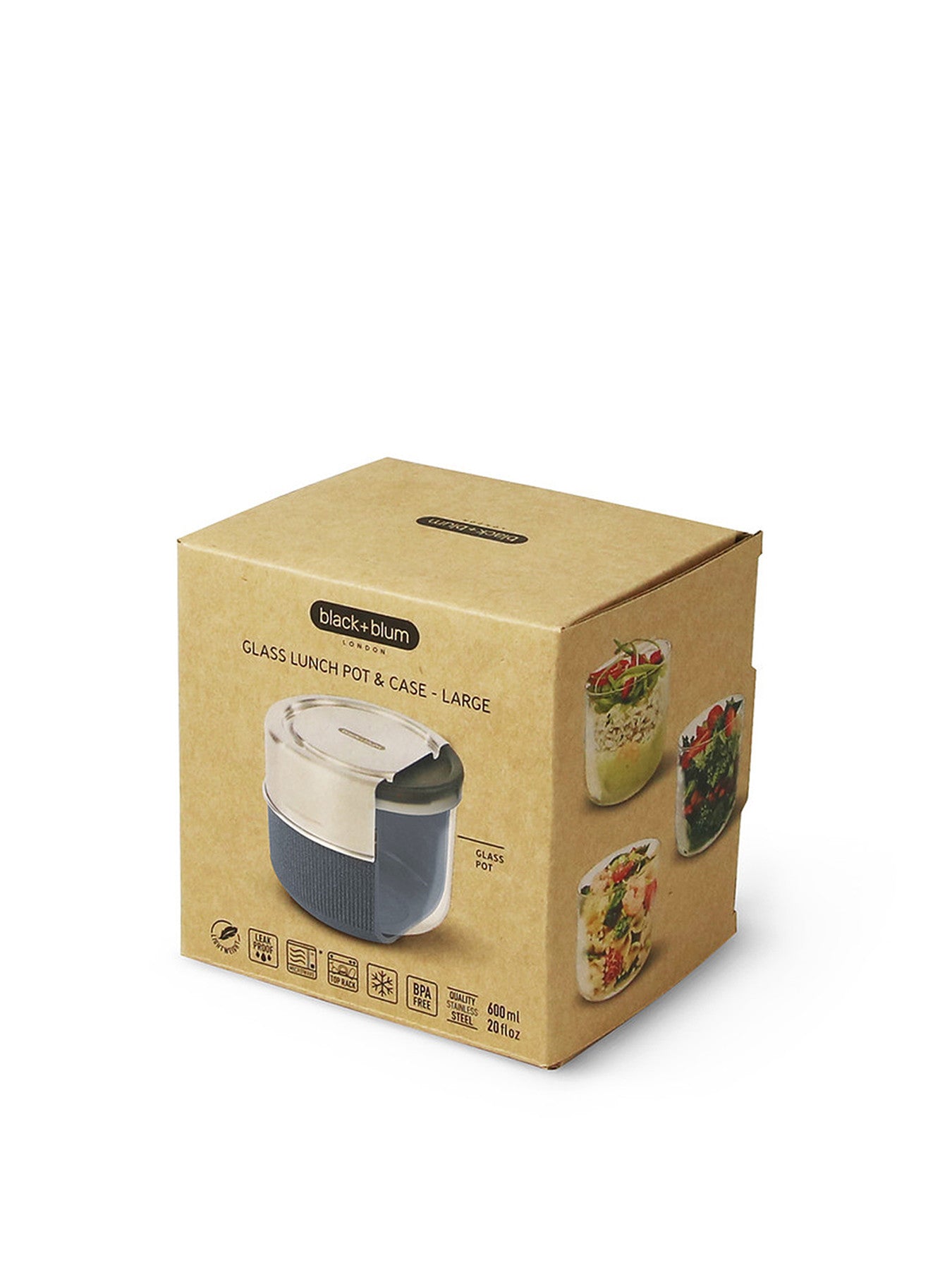 Glass Lunch Pot Large 600ml