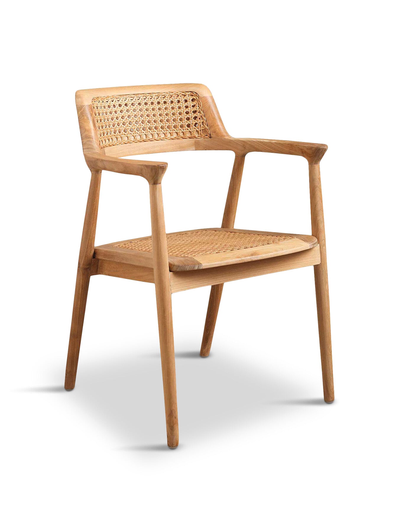 Brown Grenada Light Brown Wood Dining Chair