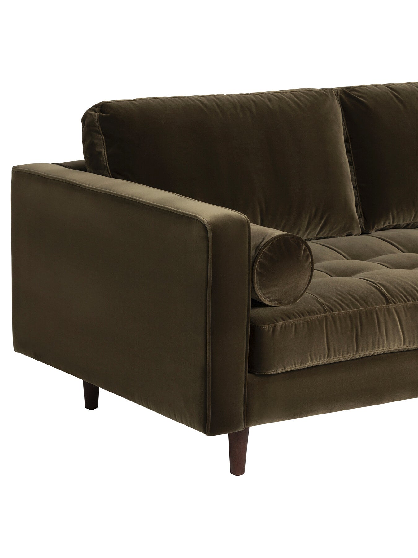 Green Hemingway Green Velvet 2 Seater Sofa