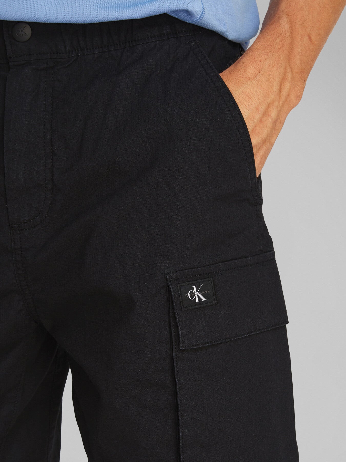 Straight Twill Cargo Shorts