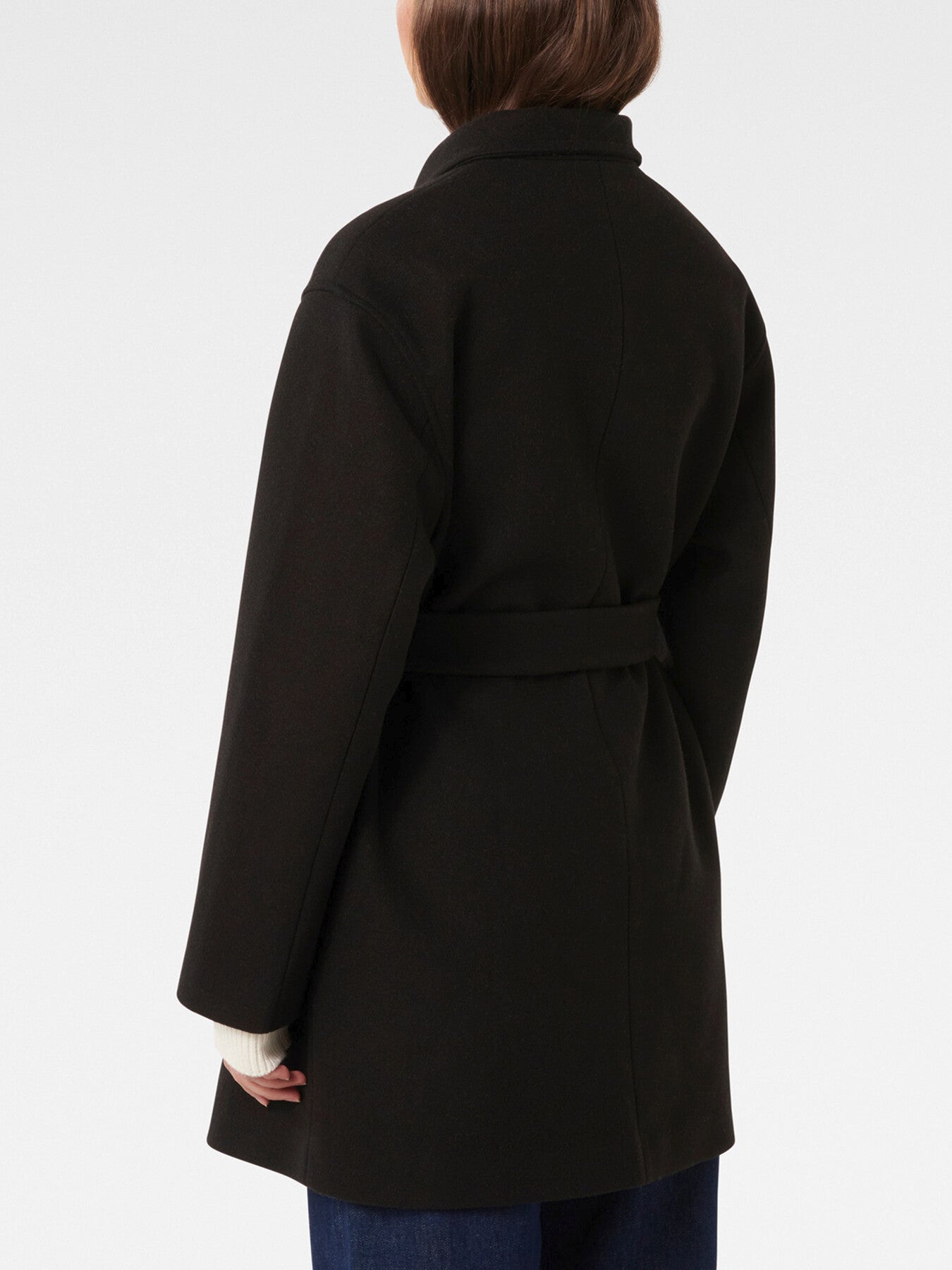 Lola Funnel Neck Wrap Coat