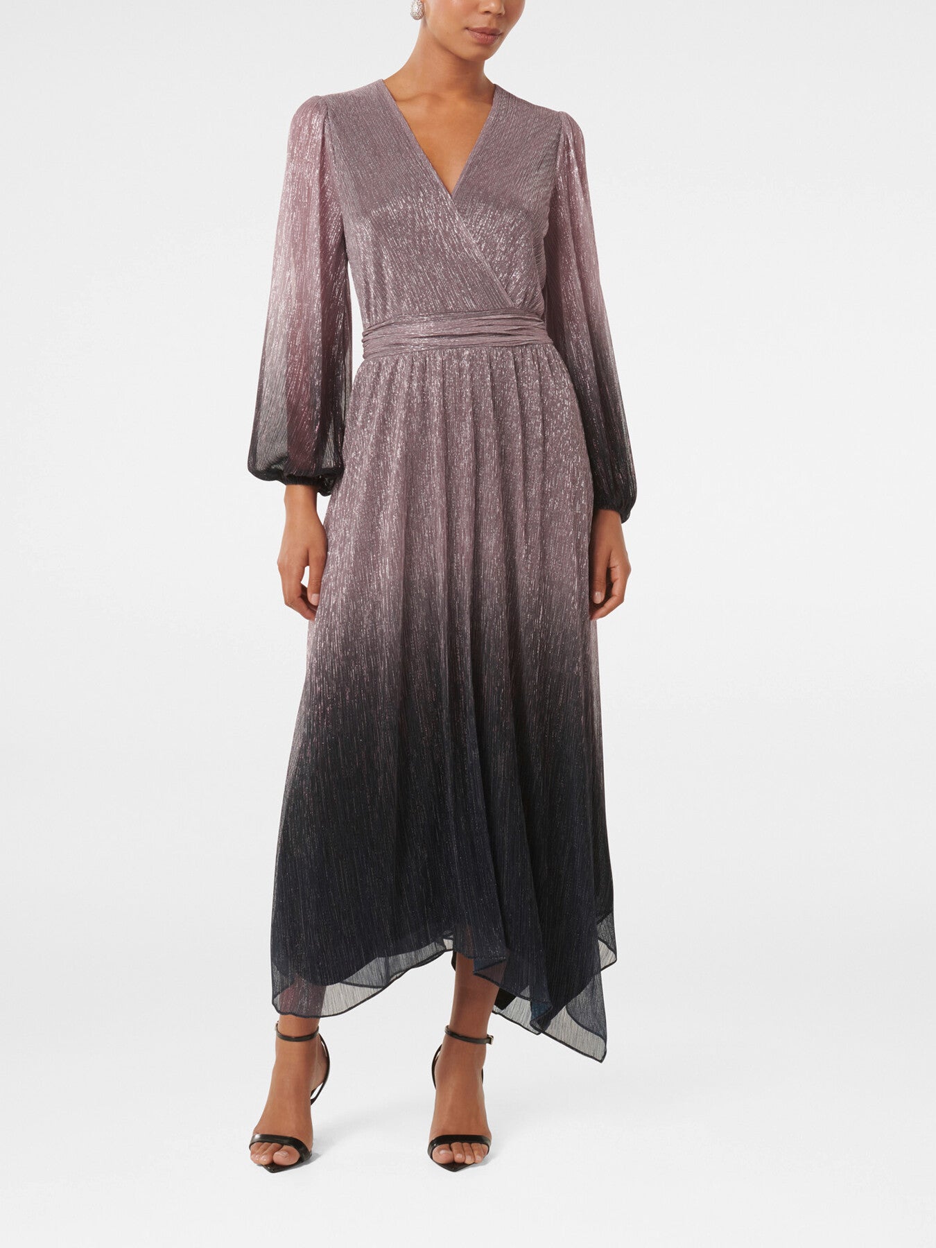 Gisele Ombre Plisse Maxi Dress