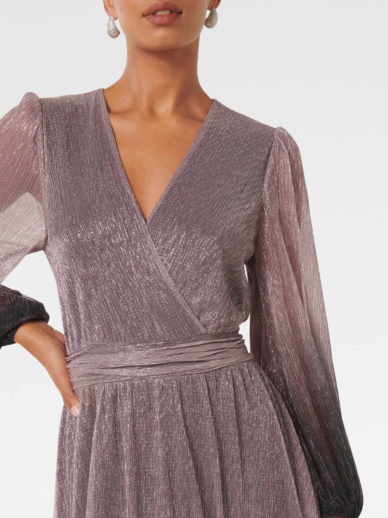 Gisele Ombre Plisse Maxi Dress