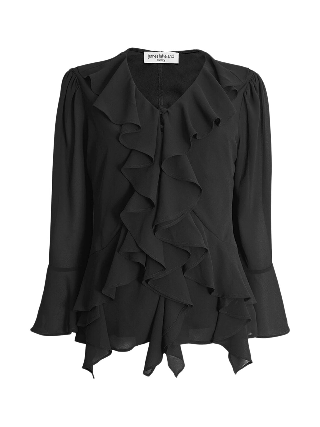 Chiffon Ruffle Shirt