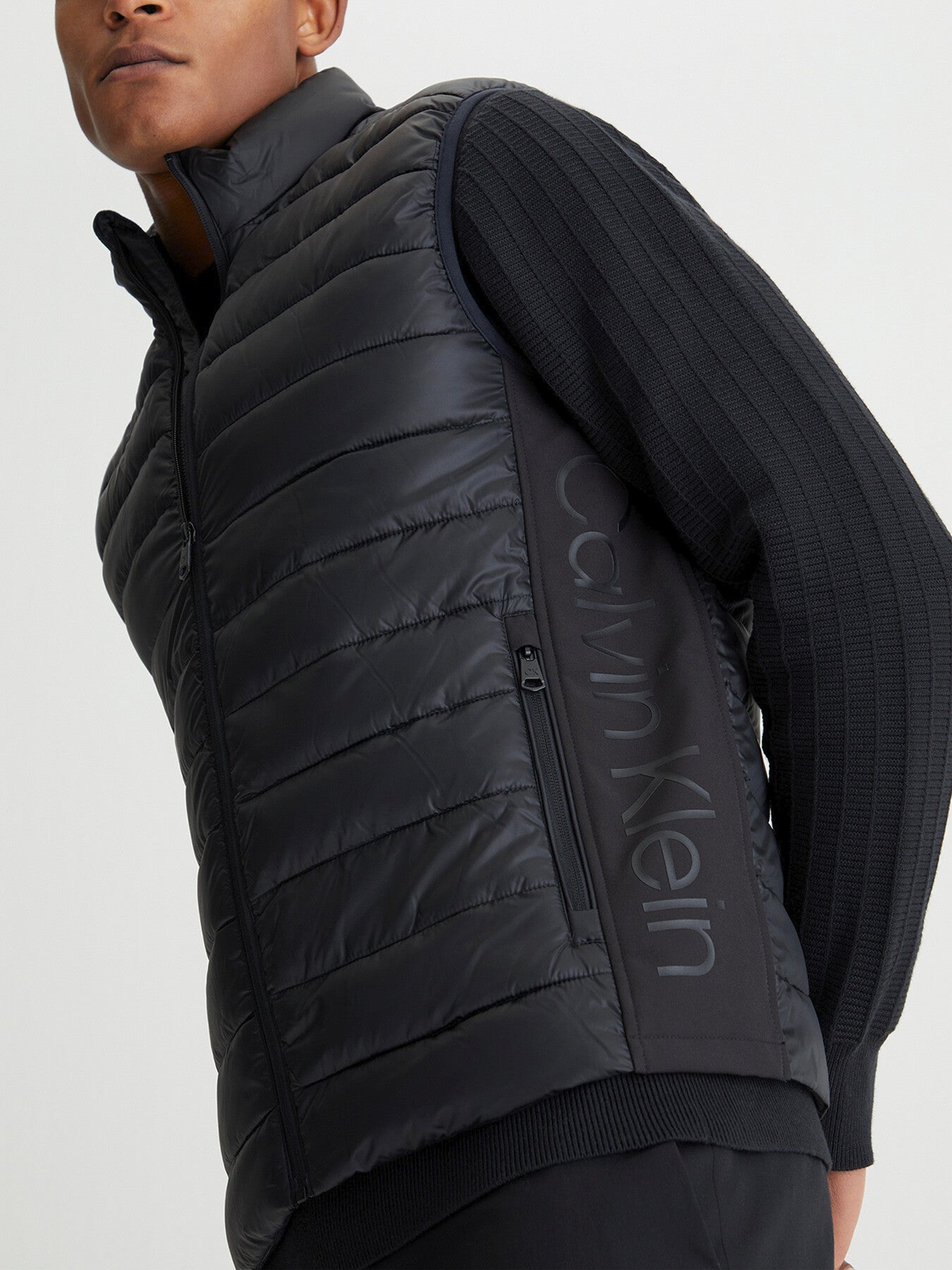 Quilted Logo Puffer Gilet