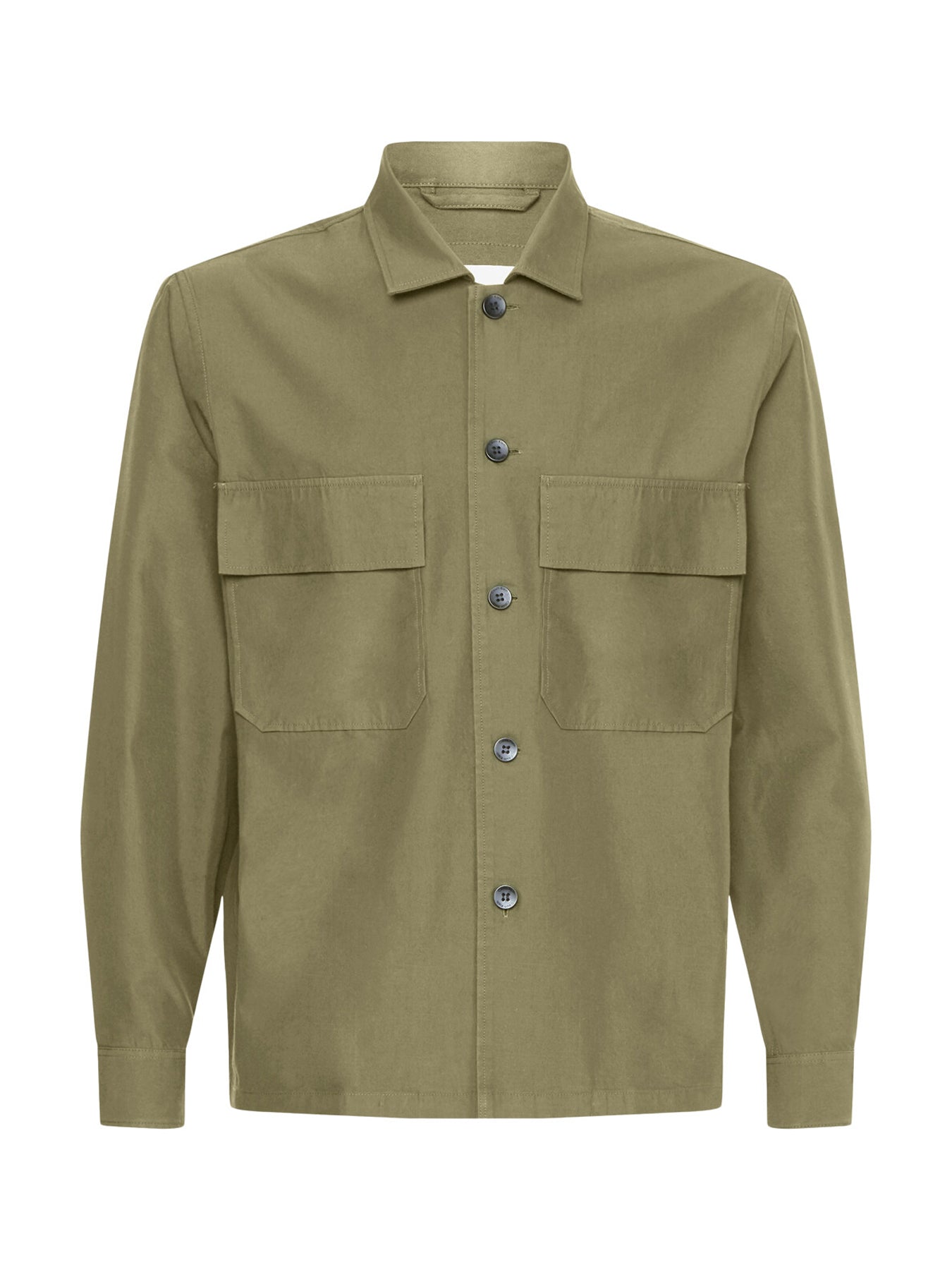Boxy Twill Overshirt
