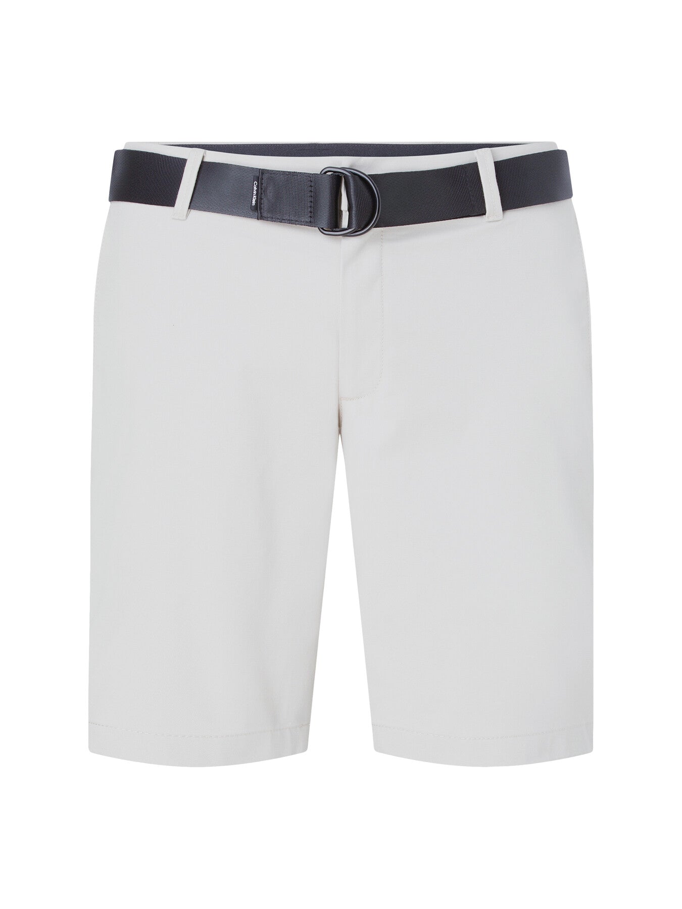 Slim Twill Belted Shorts