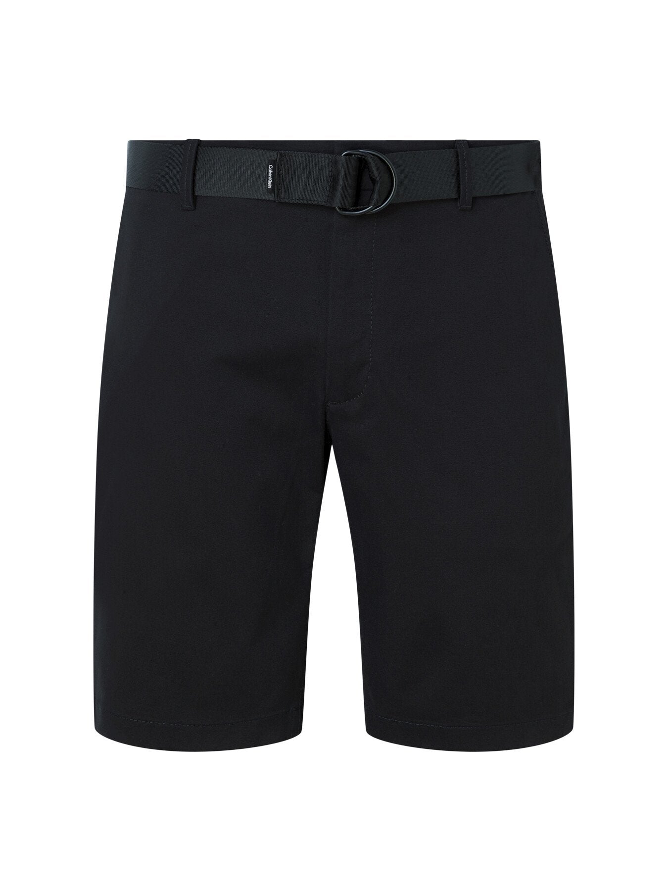 Slim Twill Belted Shorts