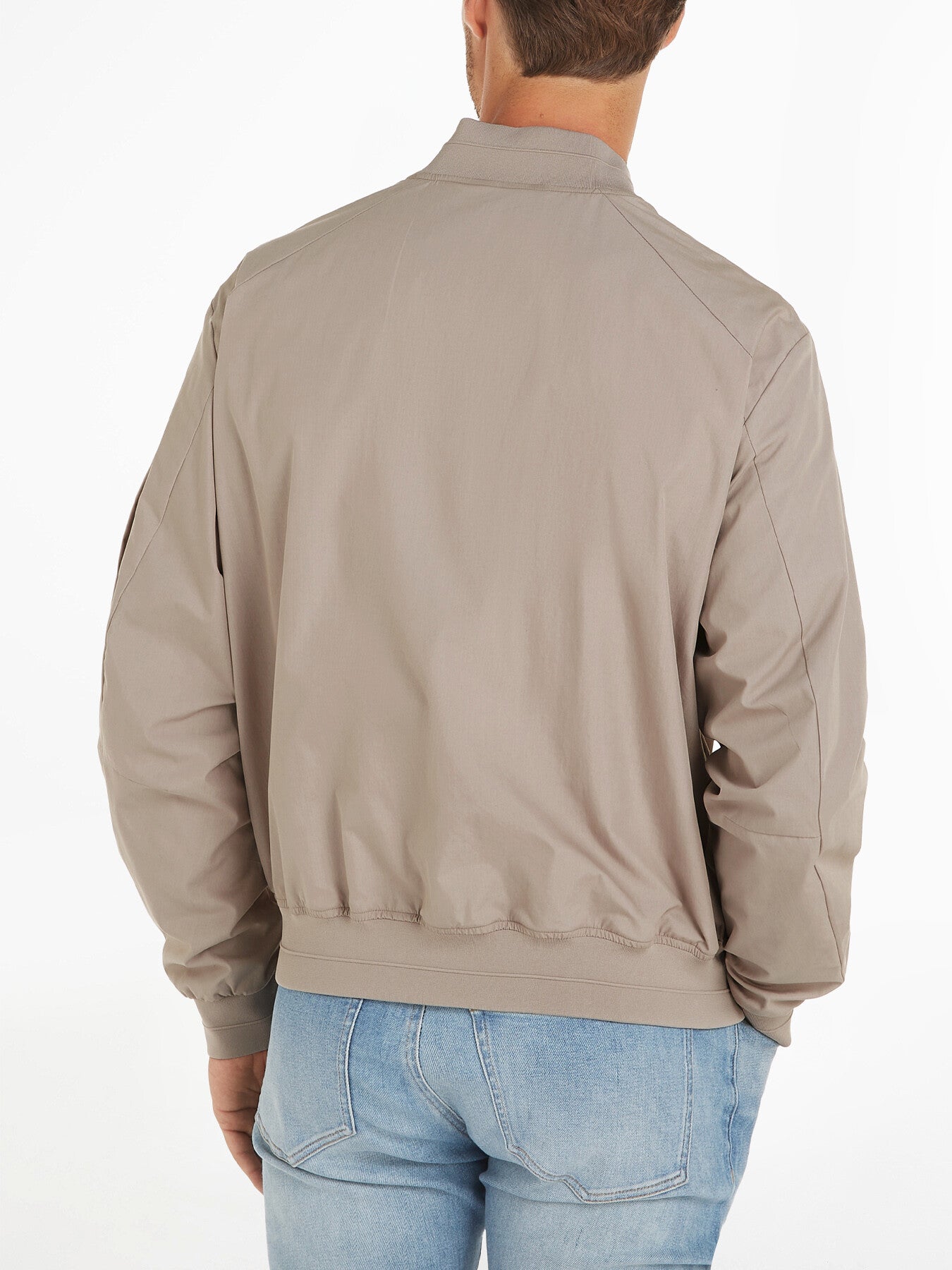 Cotton Nylon Bomber Jacket