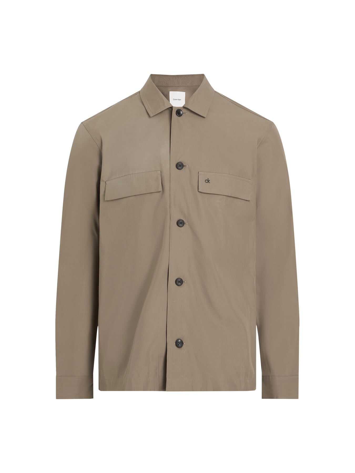 Boxy Twill Overshirt