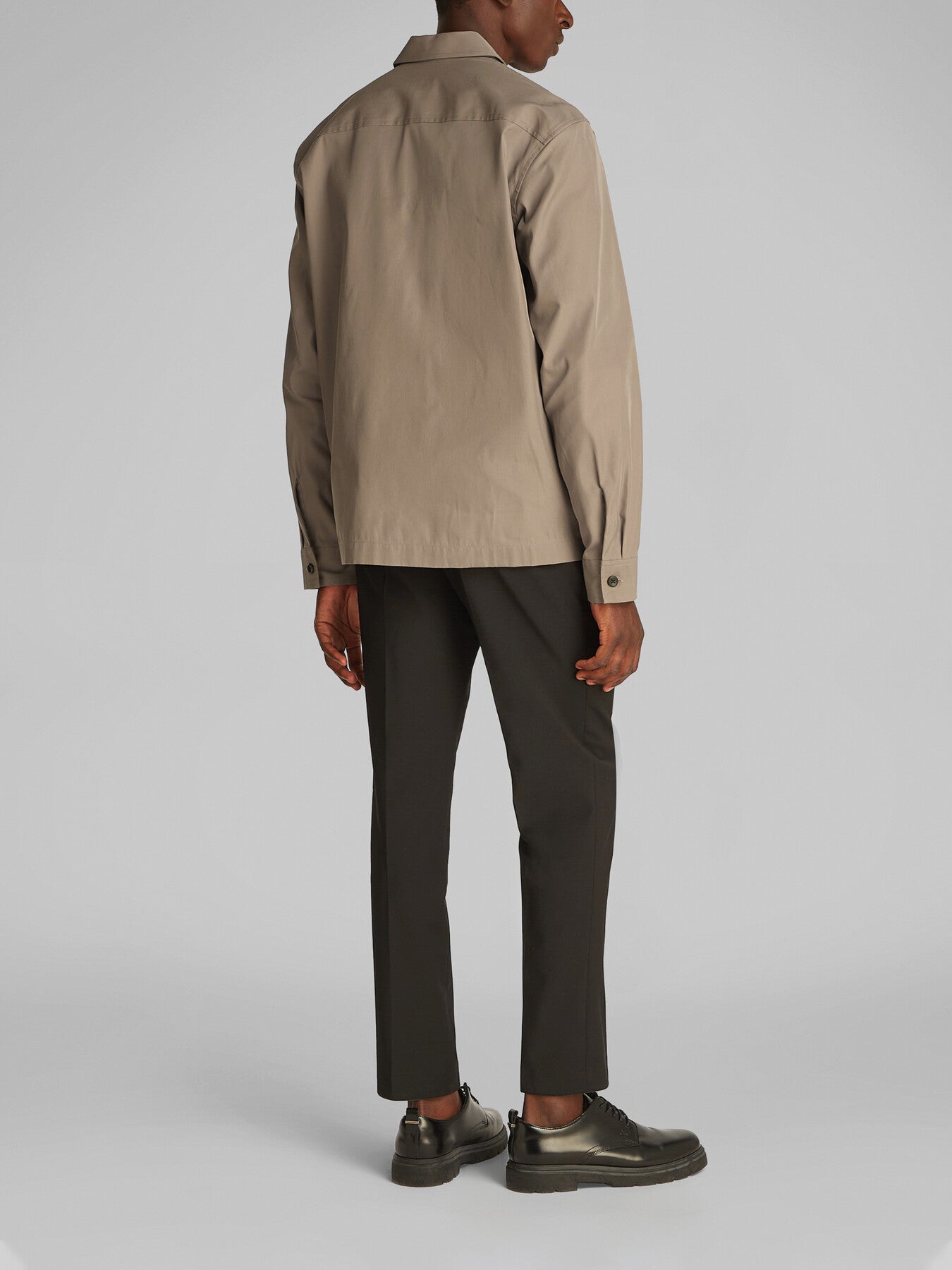 Boxy Twill Overshirt