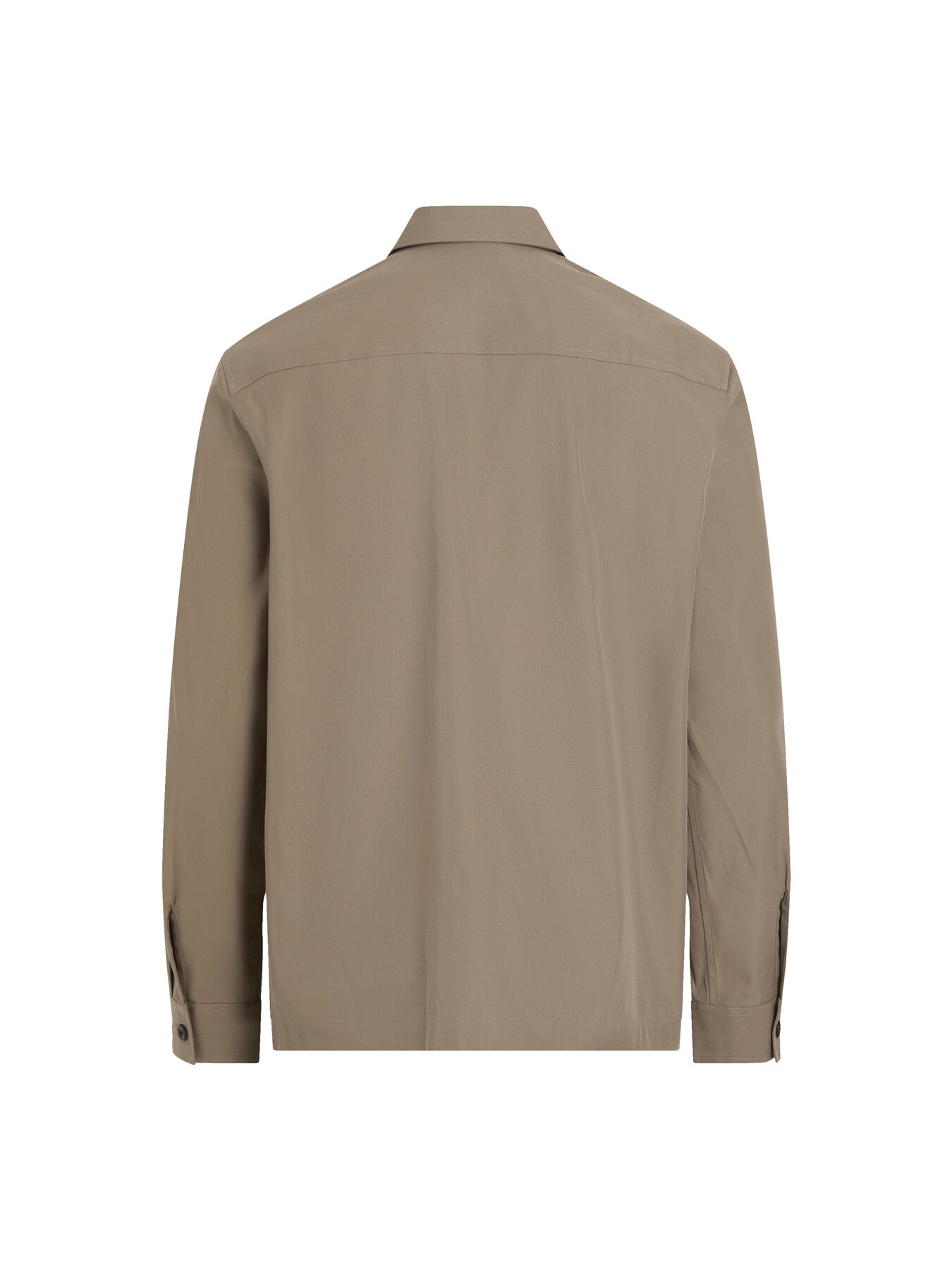 Boxy Twill Overshirt