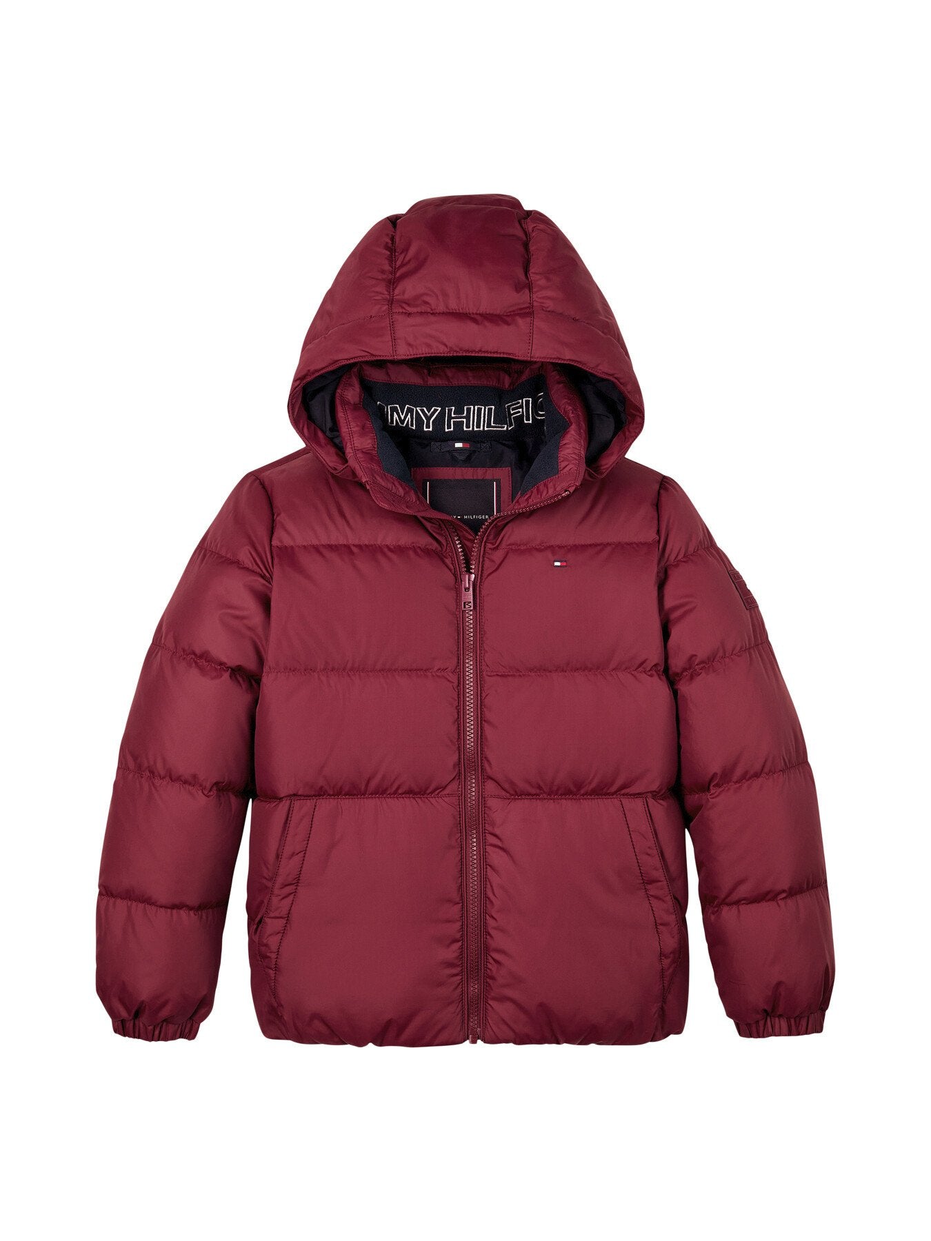 Down-Filled Hooded Relaxed Puffer Jacket