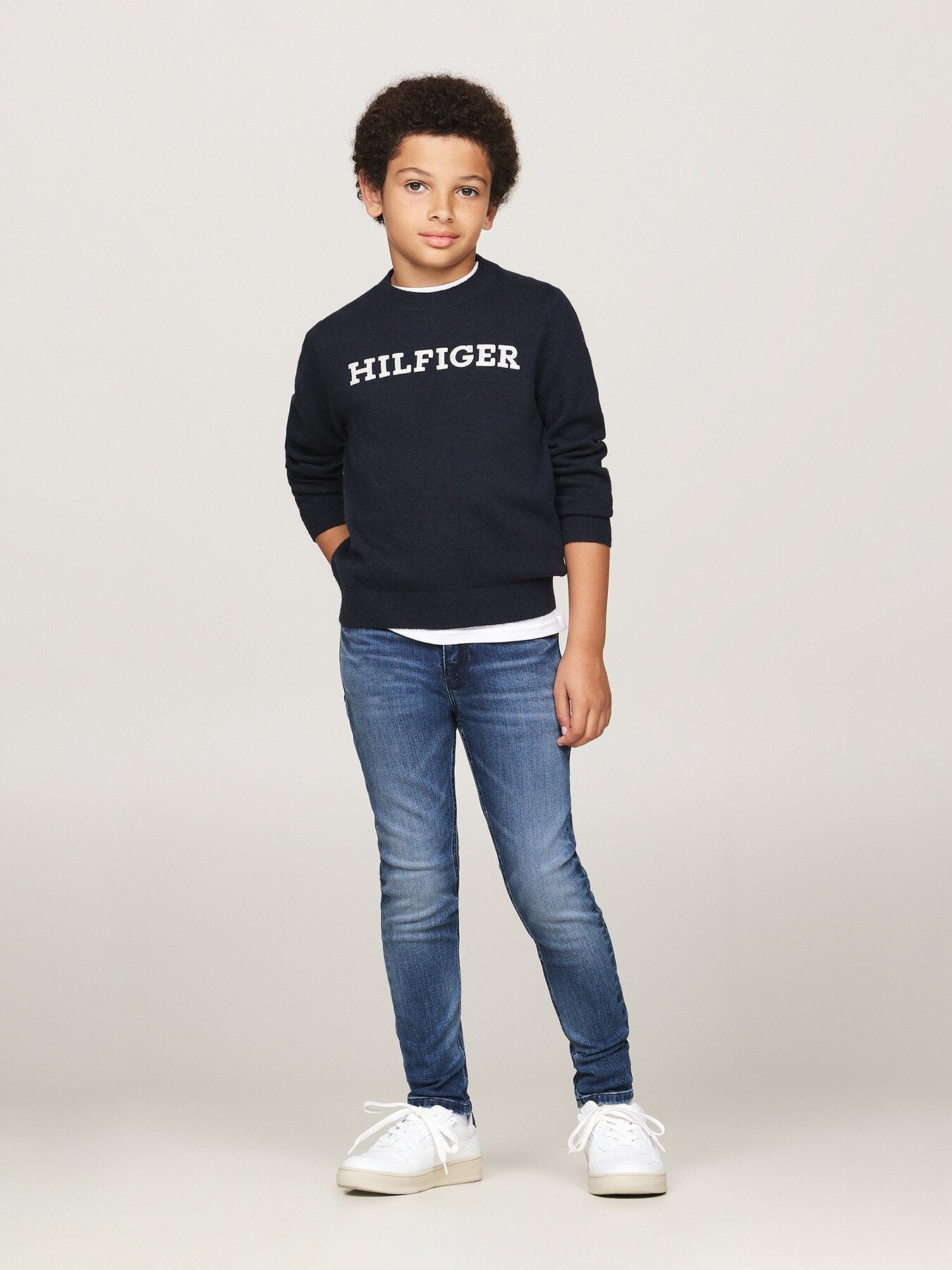 Faded Dark Wash Slim Jeans