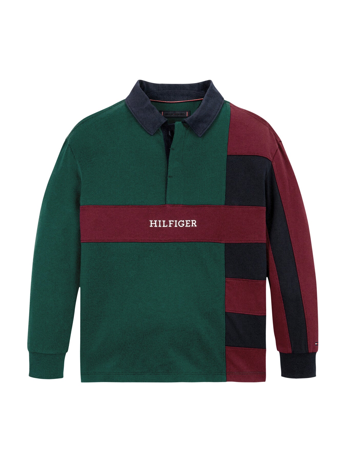 Colour-Blocked Long Sleeve R