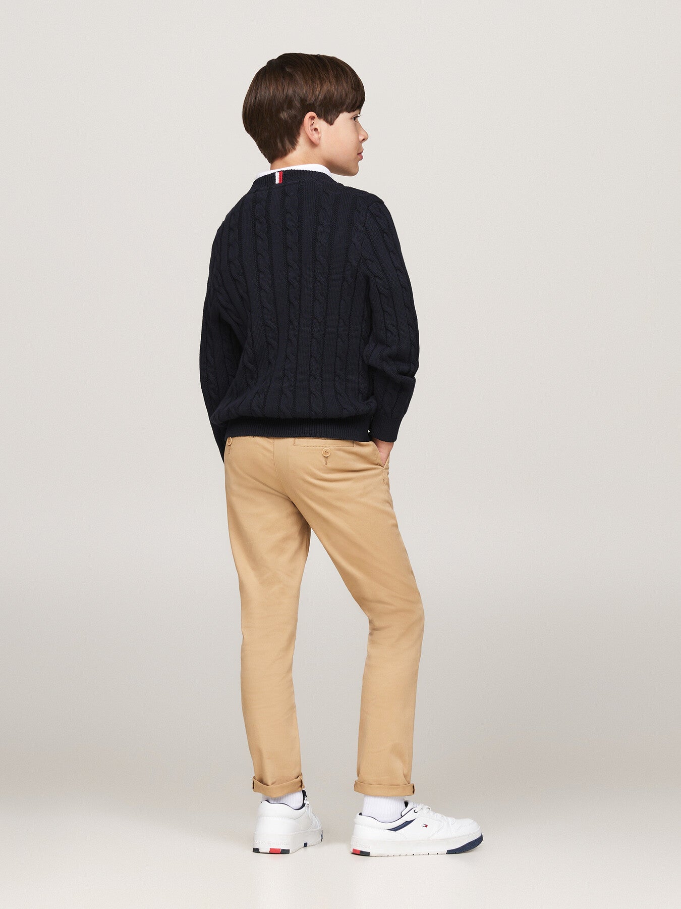 Cable Knit Crew Neck Jumper