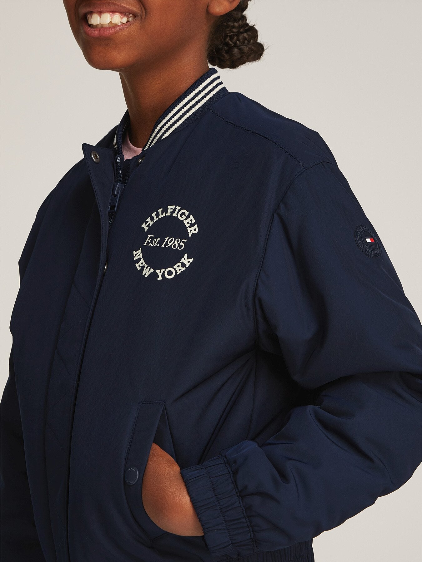 Varsity Satin Bomber