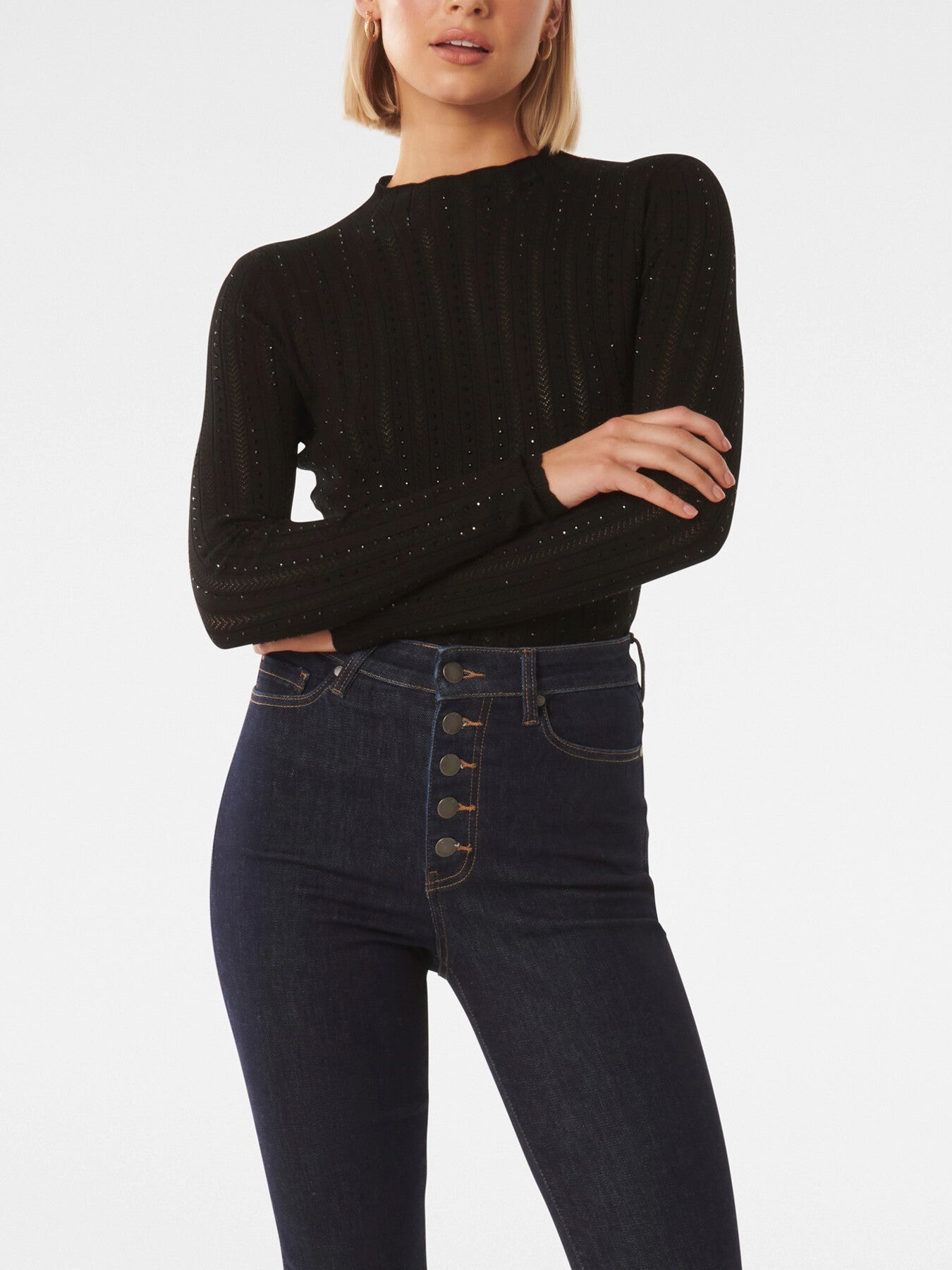 Natalie Embellished Knit Top