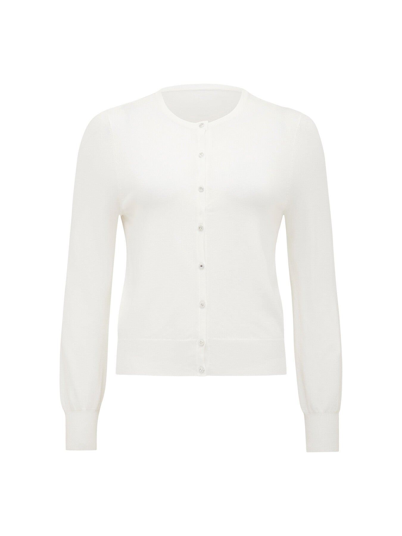 Morgan Basic Crew Knit Cardigan