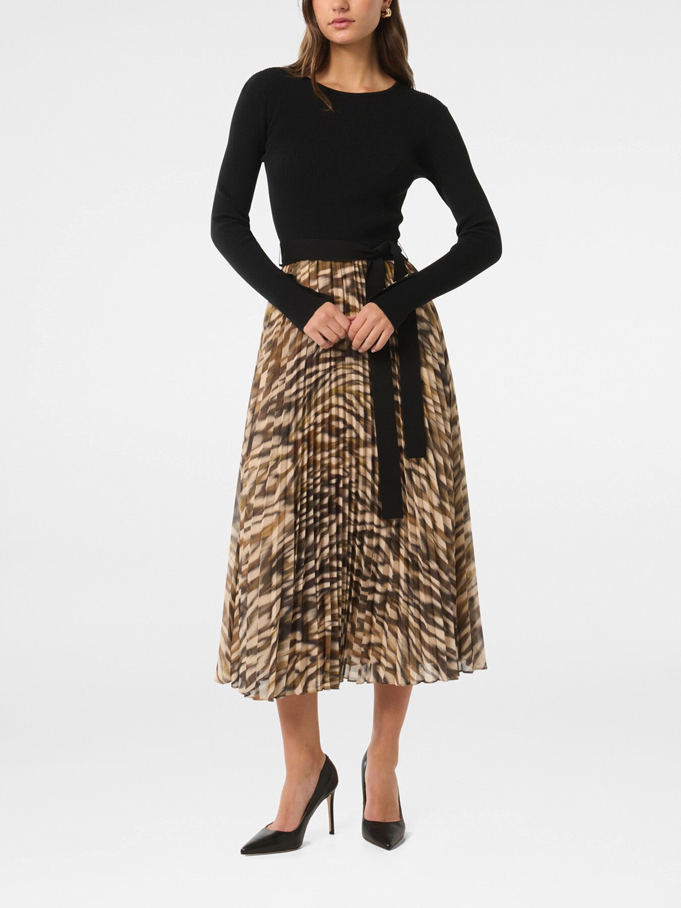 Bree Printed Hem Knit Dress