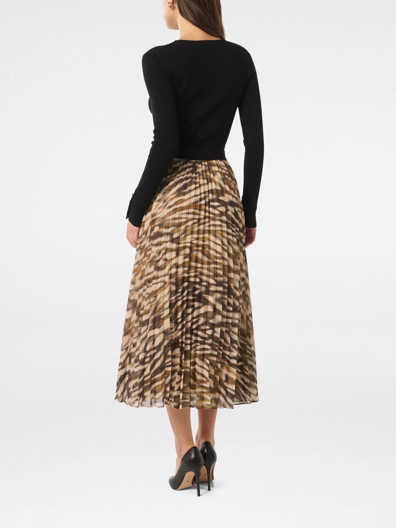 Bree Printed Hem Knit Dress