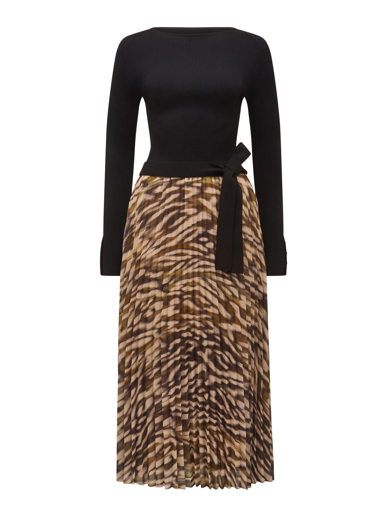 Bree Printed Hem Knit Dress