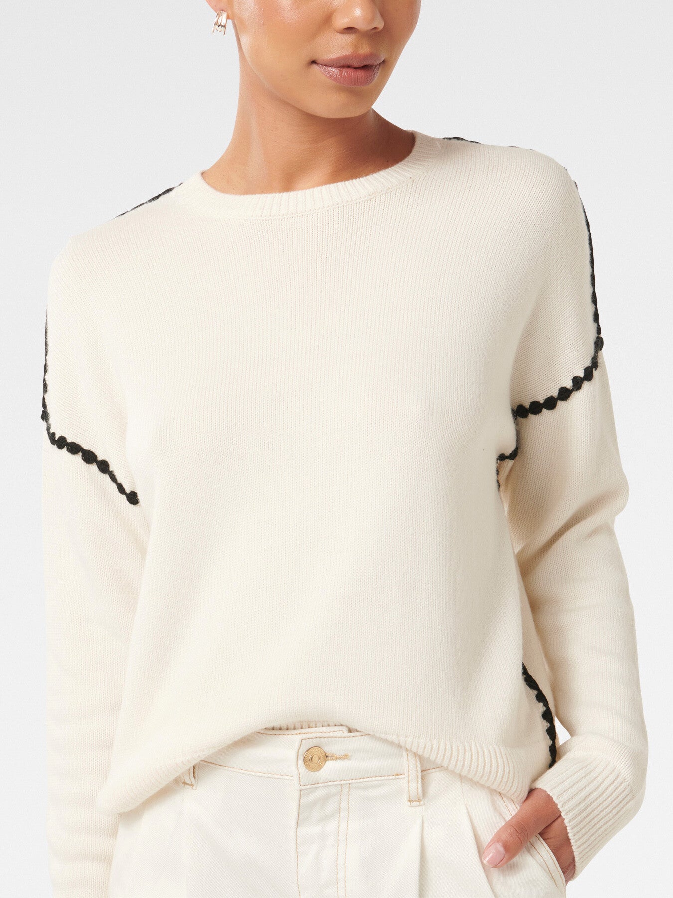 Tiffany Crochet Whipstitch Jumper