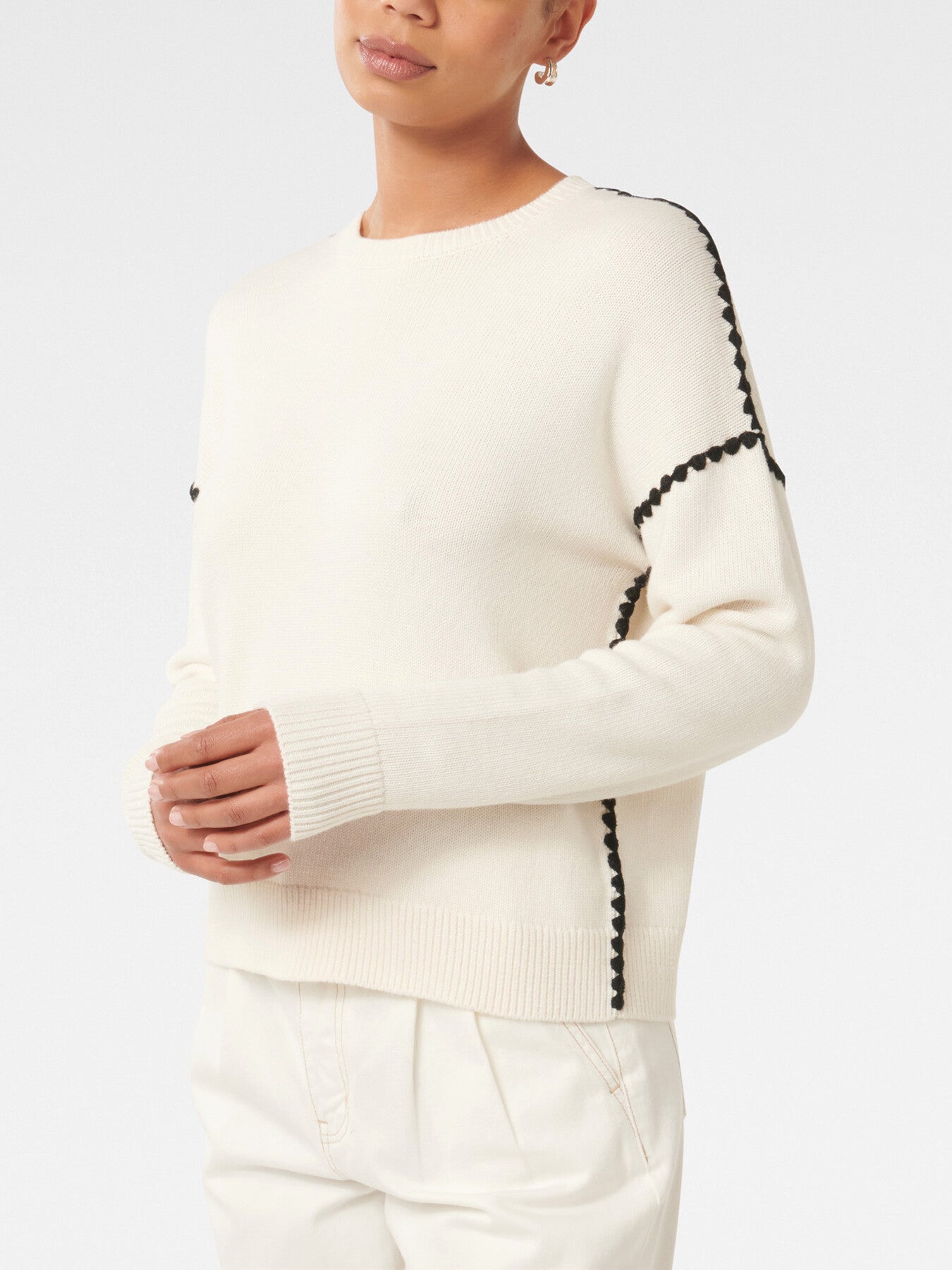 Tiffany Crochet Whipstitch Jumper