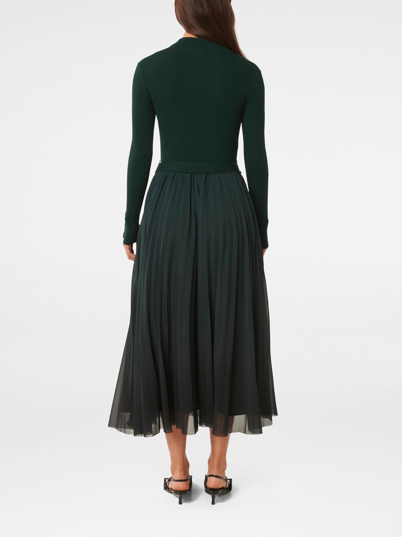 Kaylie Pleated Hem Dress